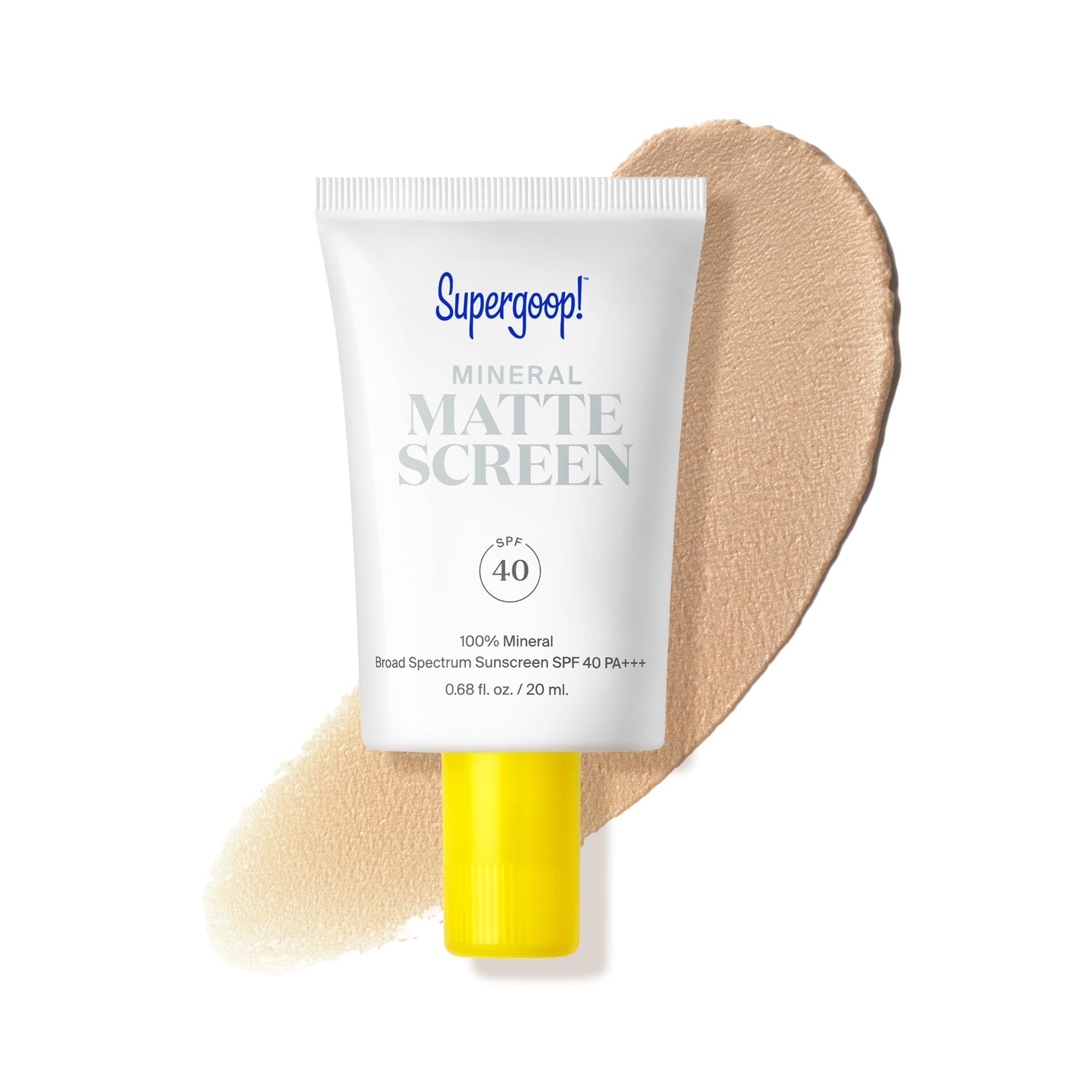 Protector Solar Supergoop! Protector Mineral Mattescreen Spf 40, 20 Ml - Venta Internacional.