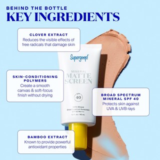 Foto 5 | Protector Solar Supergoop! Protector Mineral Mattescreen Spf 40, 20 Ml - Venta Internacional.