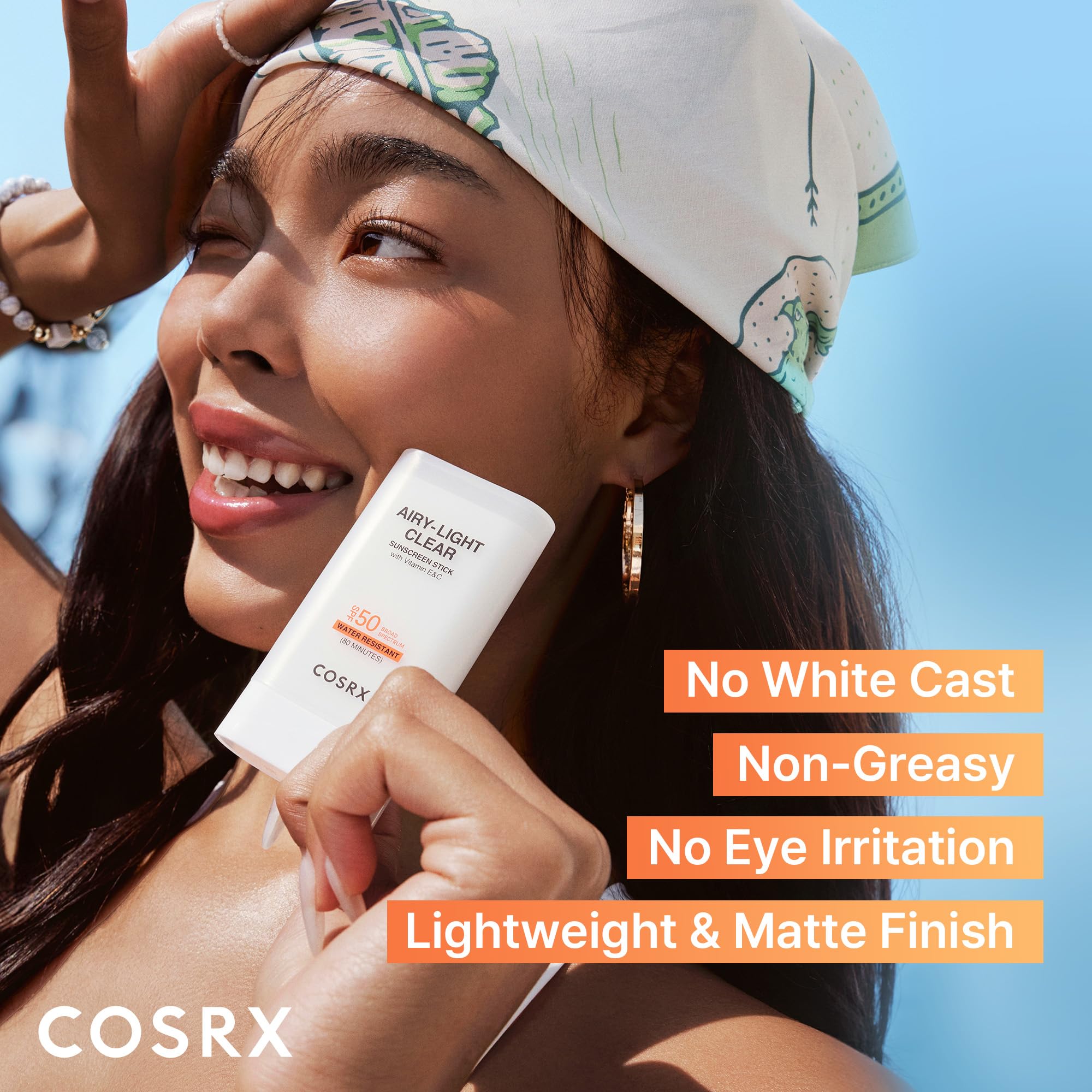 Foto 5 | Protector Solar En Barra Cosrx Airy-light Clear Spf 50 19 G Con Vitamina E Y C - Venta Internacional.