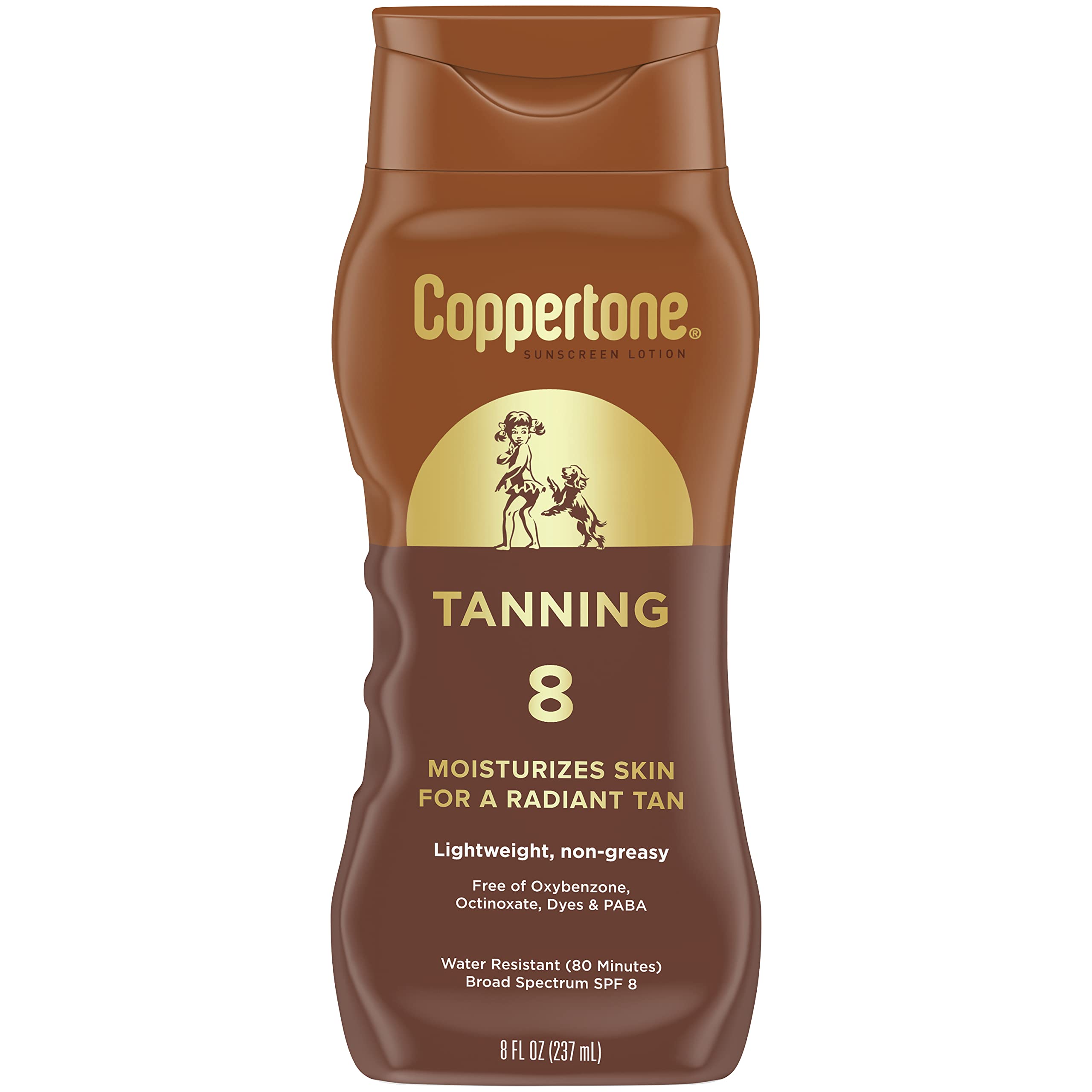 Foto 2 pulgar | Loción Solar Coppertone Tanning Spf 8, 240 Ml, Resistente Al Agua - Venta Internacional.