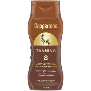 Foto 1 | Loción Solar Coppertone Tanning Spf 8, 240 Ml, Resistente Al Agua - Venta Internacional.