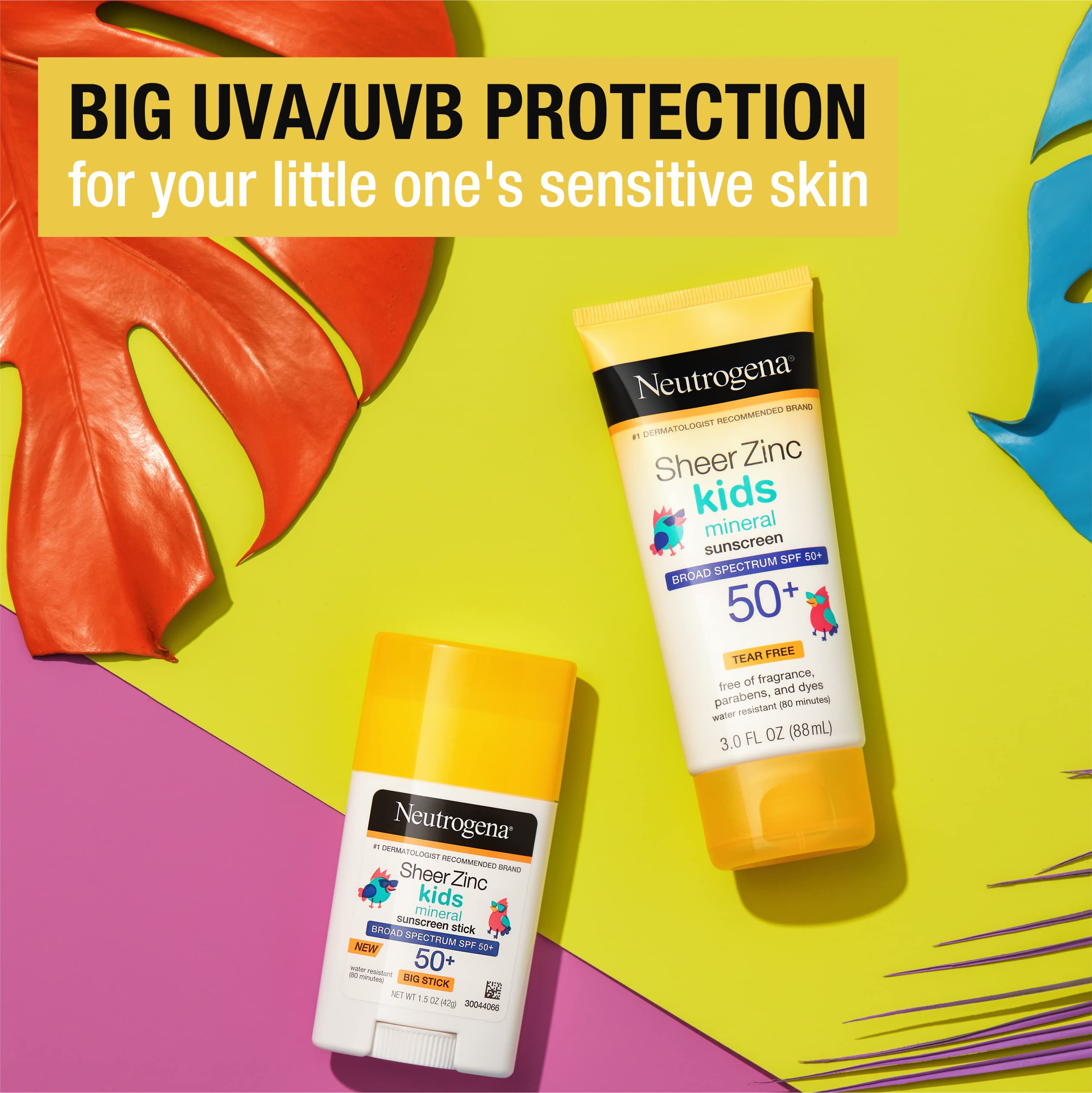 Foto 3 pulgar | Protector Solar En Barra Neutrogena Sheer Zinc Oxide Kids Spf 50+ 44 Ml - Venta Internacional.
