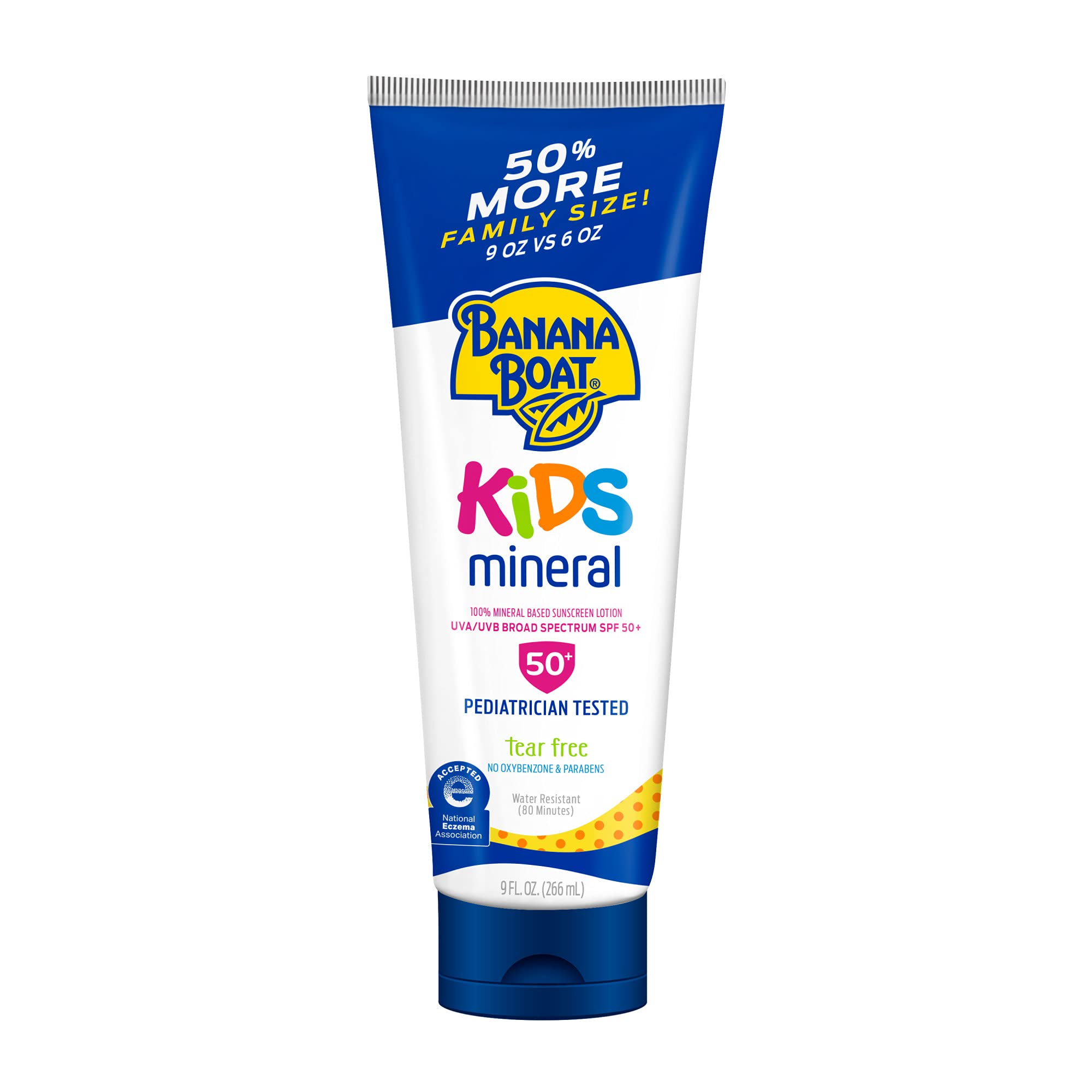 Foto 2 pulgar | Loción De Protección Solar Banana Boat 100% Mineral Para Niños, Spf 50, 265 Ml - Venta Internacional.
