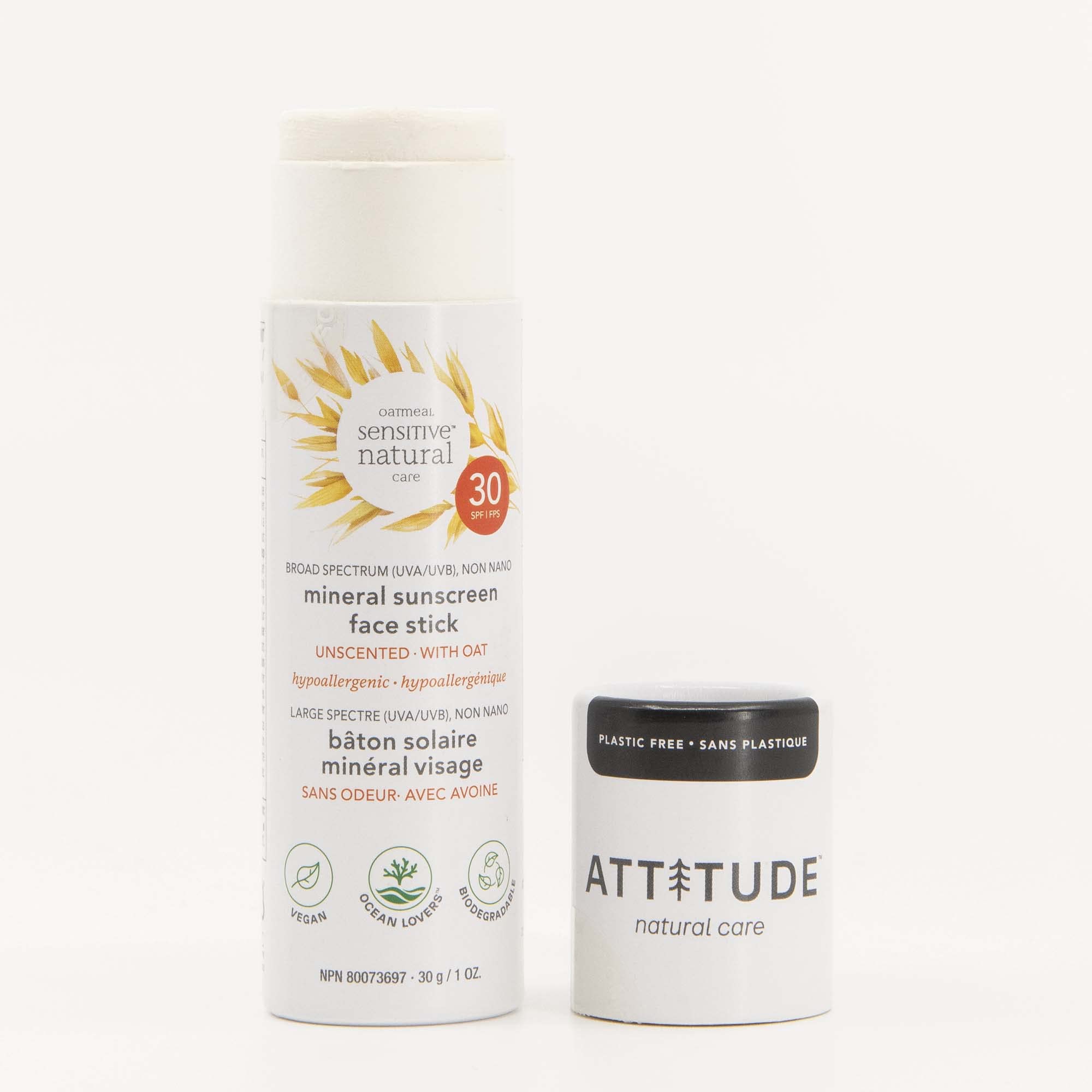 Foto 5 pulgar | Protector Solar En Barra Attitude, Mineral Sin Plástico, Spf30, 30 Ml - Venta Internacional.