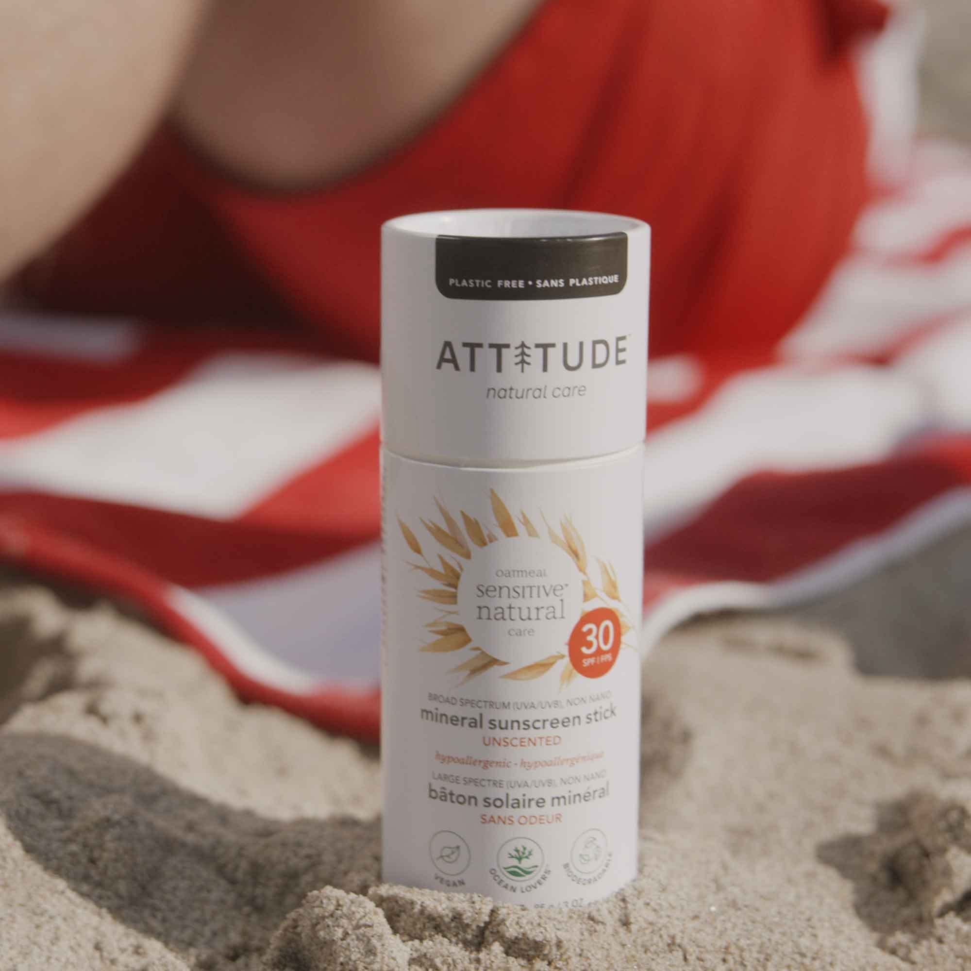 Foto 5 pulgar | Protector Solar En Barra Attitude, Mineral Sin Plástico, Spf 30, 90 Ml - Venta Internacional.