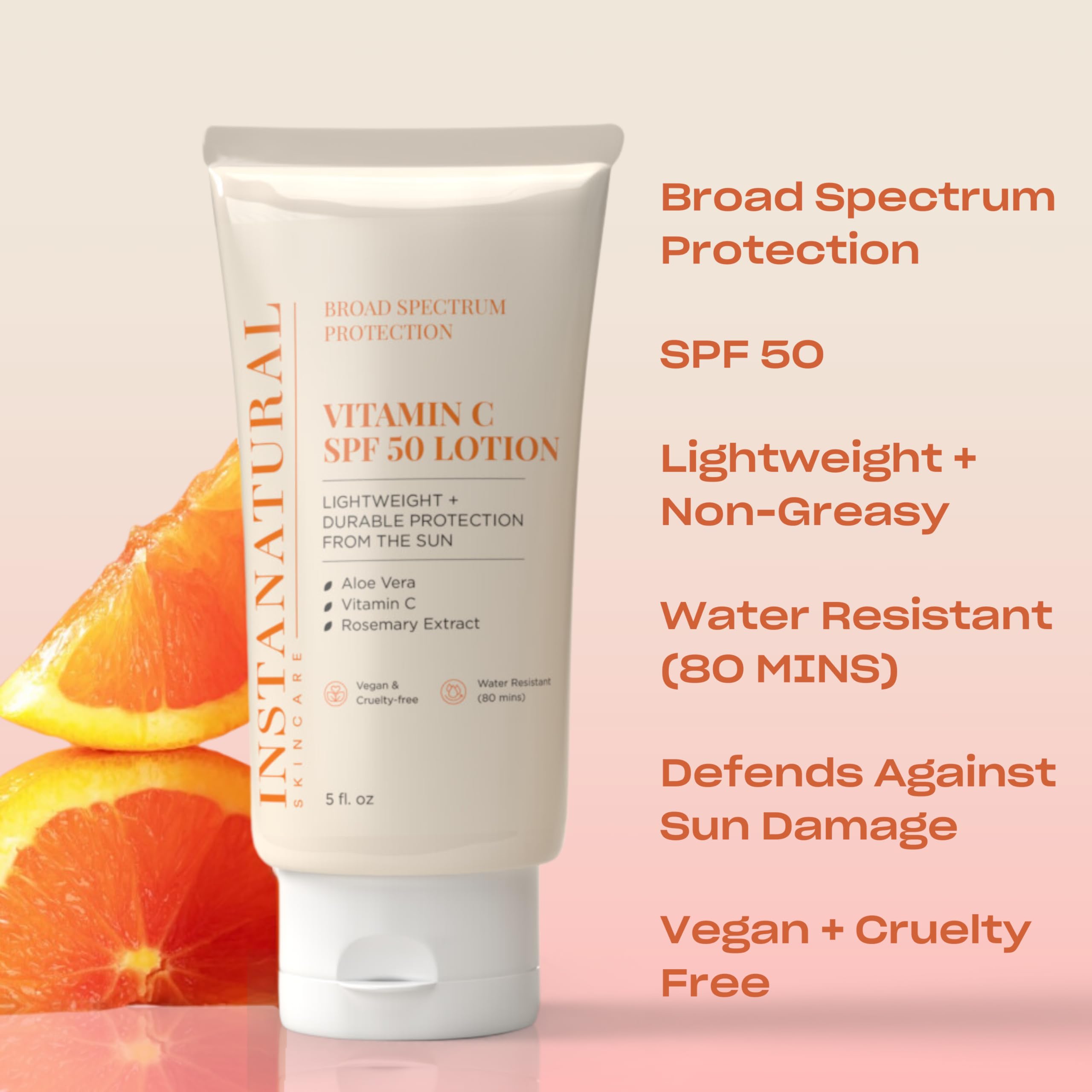 Foto 3 pulgar | Loción De Protección Solar Instanatural Vitamina C Spf 50 150 Ml - Venta Internacional.