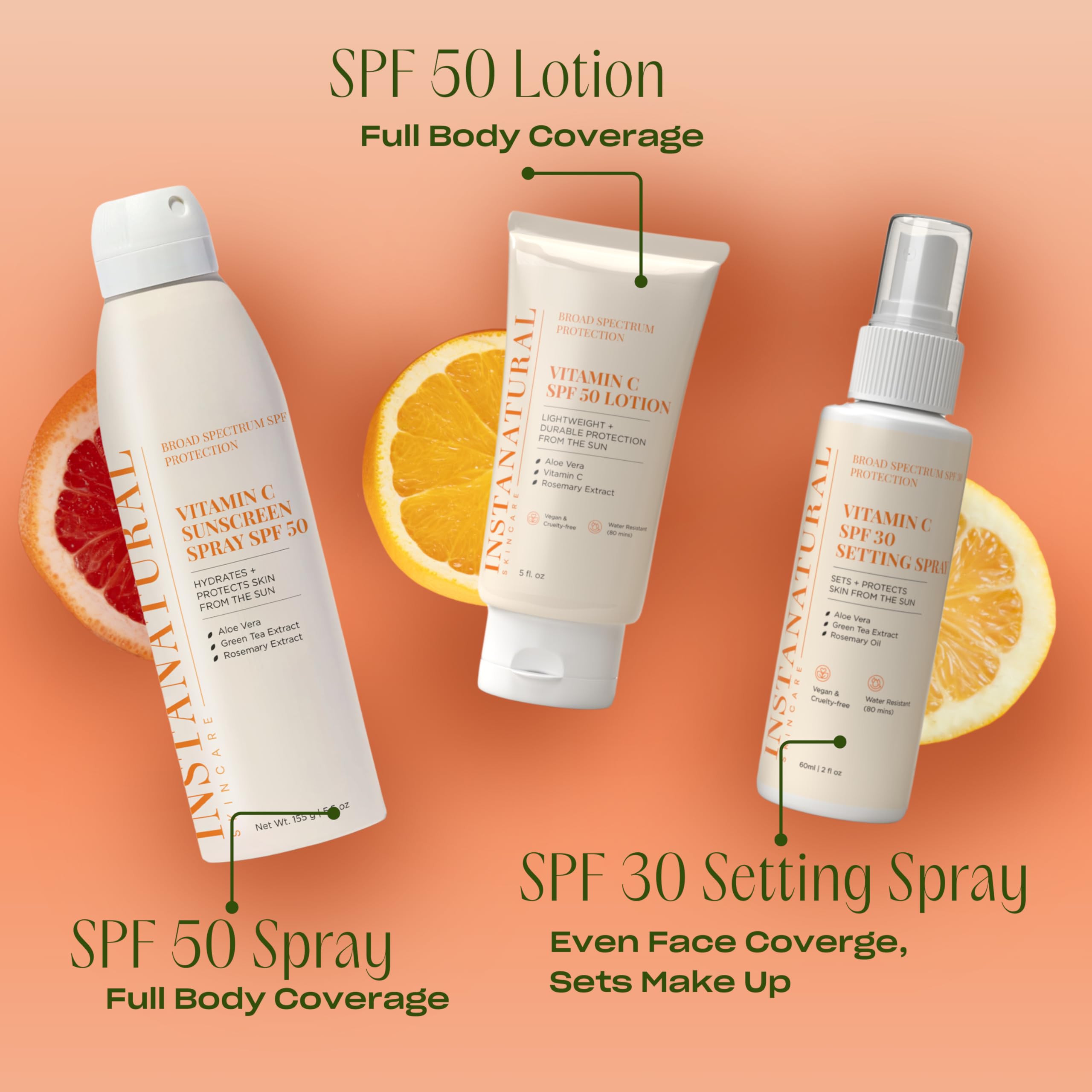 Foto 6 pulgar | Loción De Protección Solar Instanatural Vitamina C Spf 50 150 Ml - Venta Internacional.