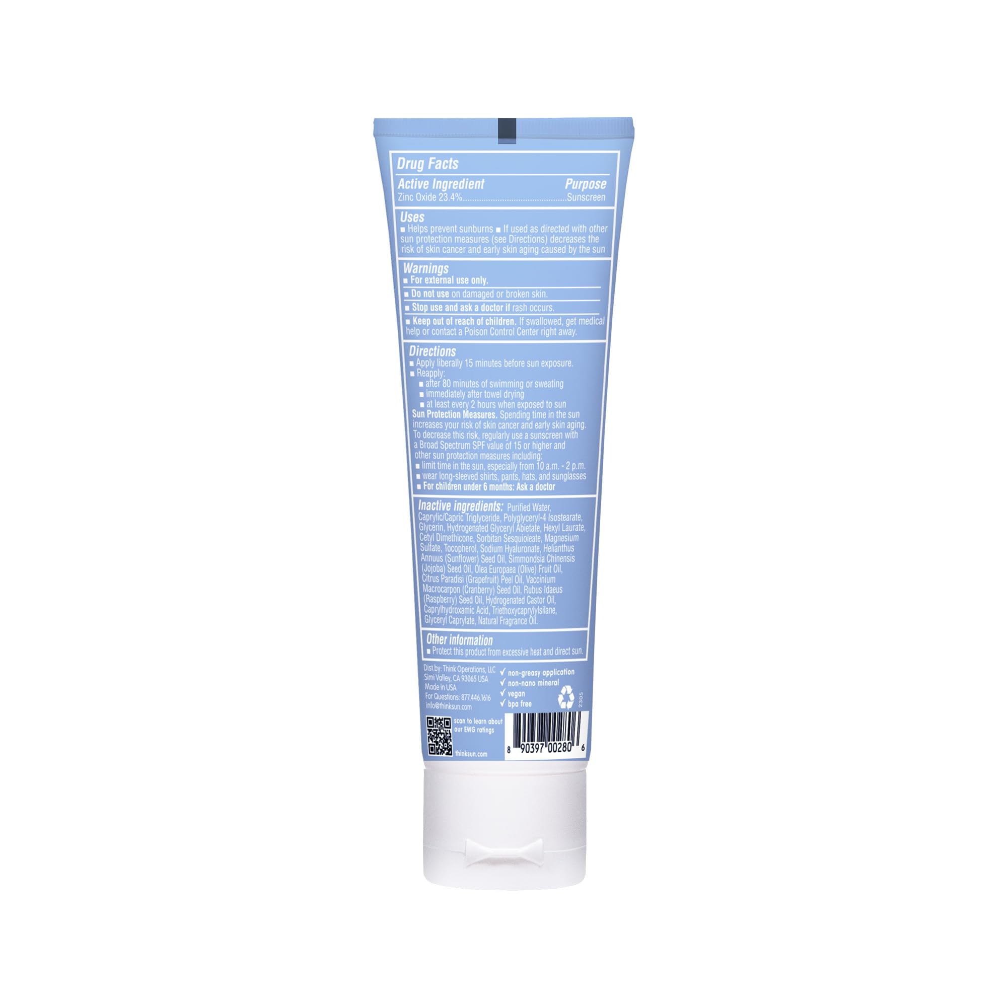 Foto 5 pulgar | Protector Solar Thinksport Spf 50+, Mineral, 90 Ml, Resistente Al Agua - Venta Internacional.