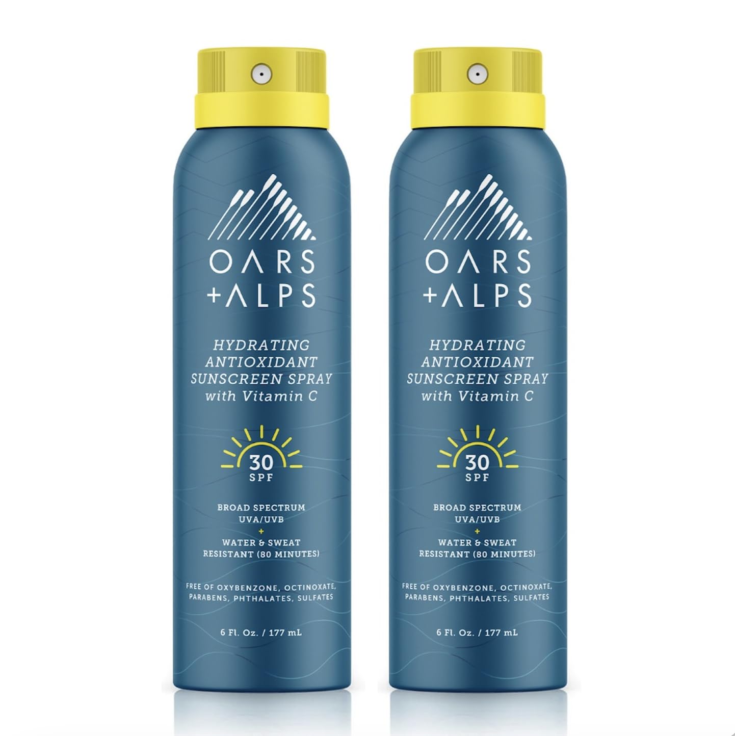 Spray De Protección Solar Oars + Alps  Hidratante  Spf 30  177 Ml  Paquete De 2 - Venta Internacional.