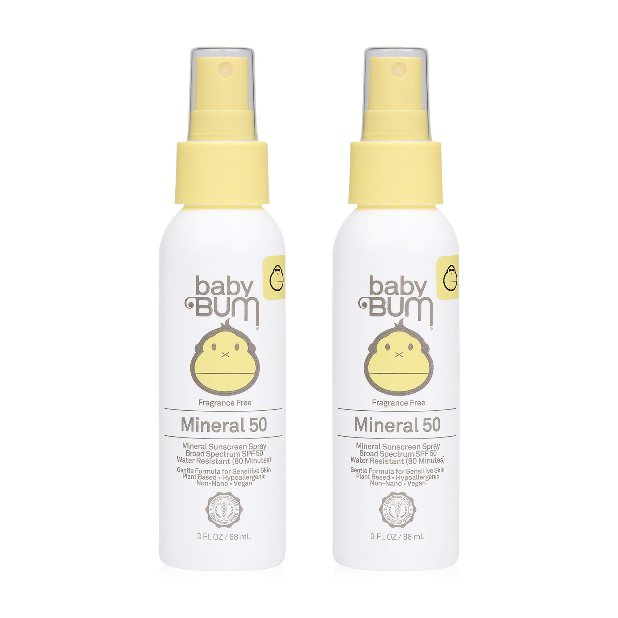 Spray De Protección Solar Sun Bum Baby Bum Spf 50  90 Ml  Paquete De 2 - Venta Internacional.