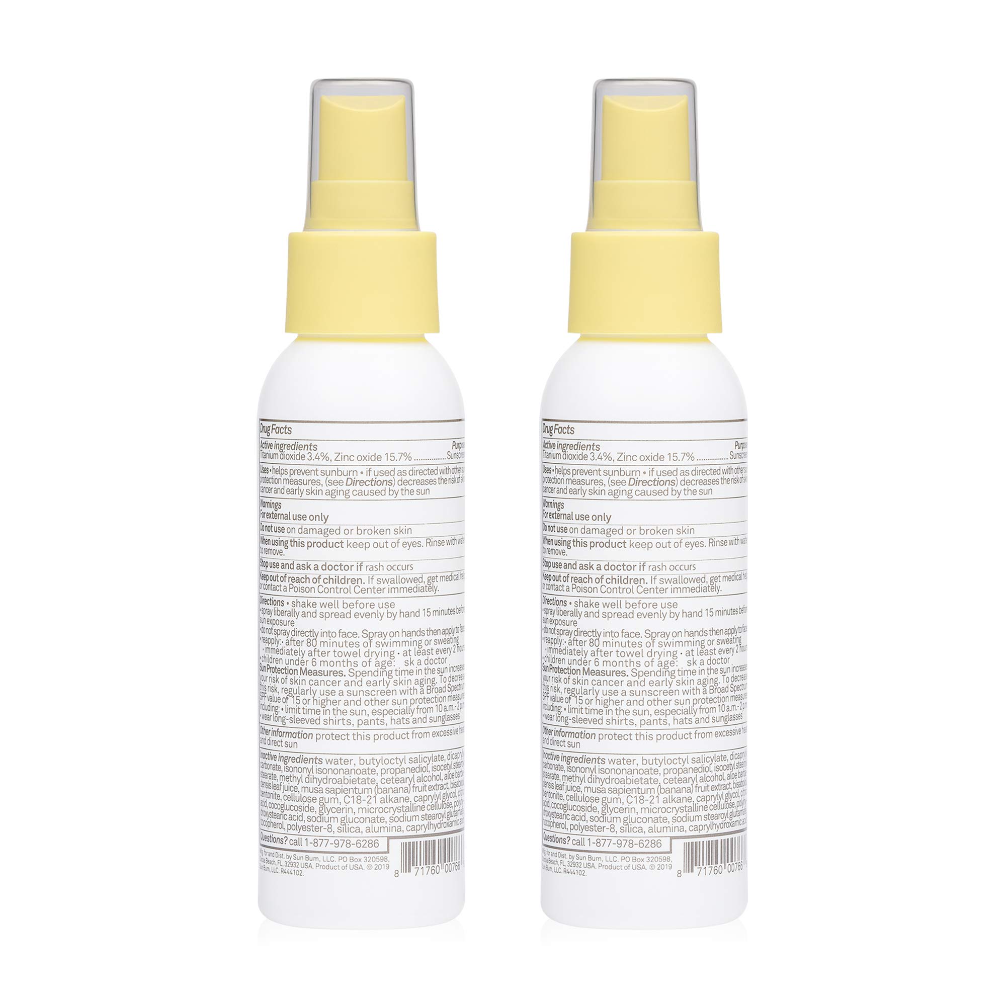Foto 3 pulgar | Spray De Protección Solar Sun Bum Baby Bum Spf 50  90 Ml  Paquete De 2 - Venta Internacional.
