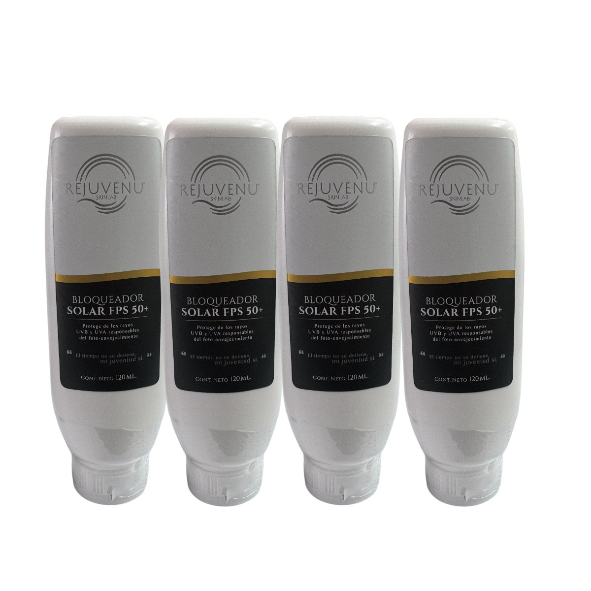 Pack Bloqueador Solar Fps 50 Resistente Al Agua Rejuvenu