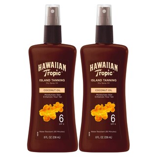 Foto 1 | Protector Solar Hawaiian Tropic Island Aceite Bronceador Spf 6 240 Ml X2 - Venta Internacional.