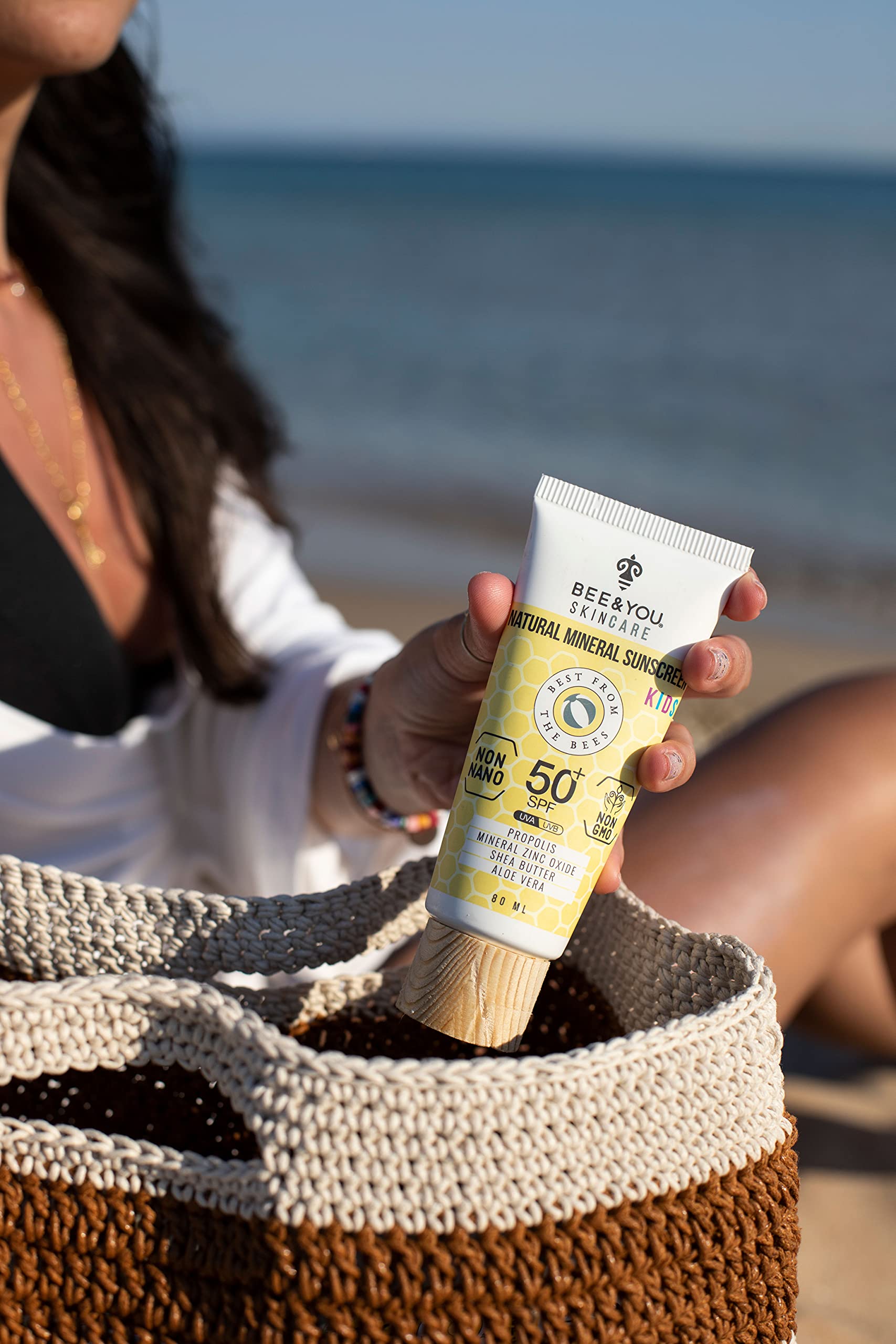 Foto 3 | Protector Solar Bee & You Kids 100% Natural Spf 50 80 Ml - Venta Internacional.