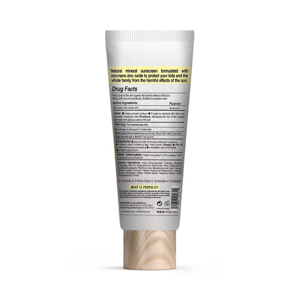 Foto 7 pulgar | Protector Solar Bee & You Kids 100% Natural Spf 50 80 Ml - Venta Internacional.