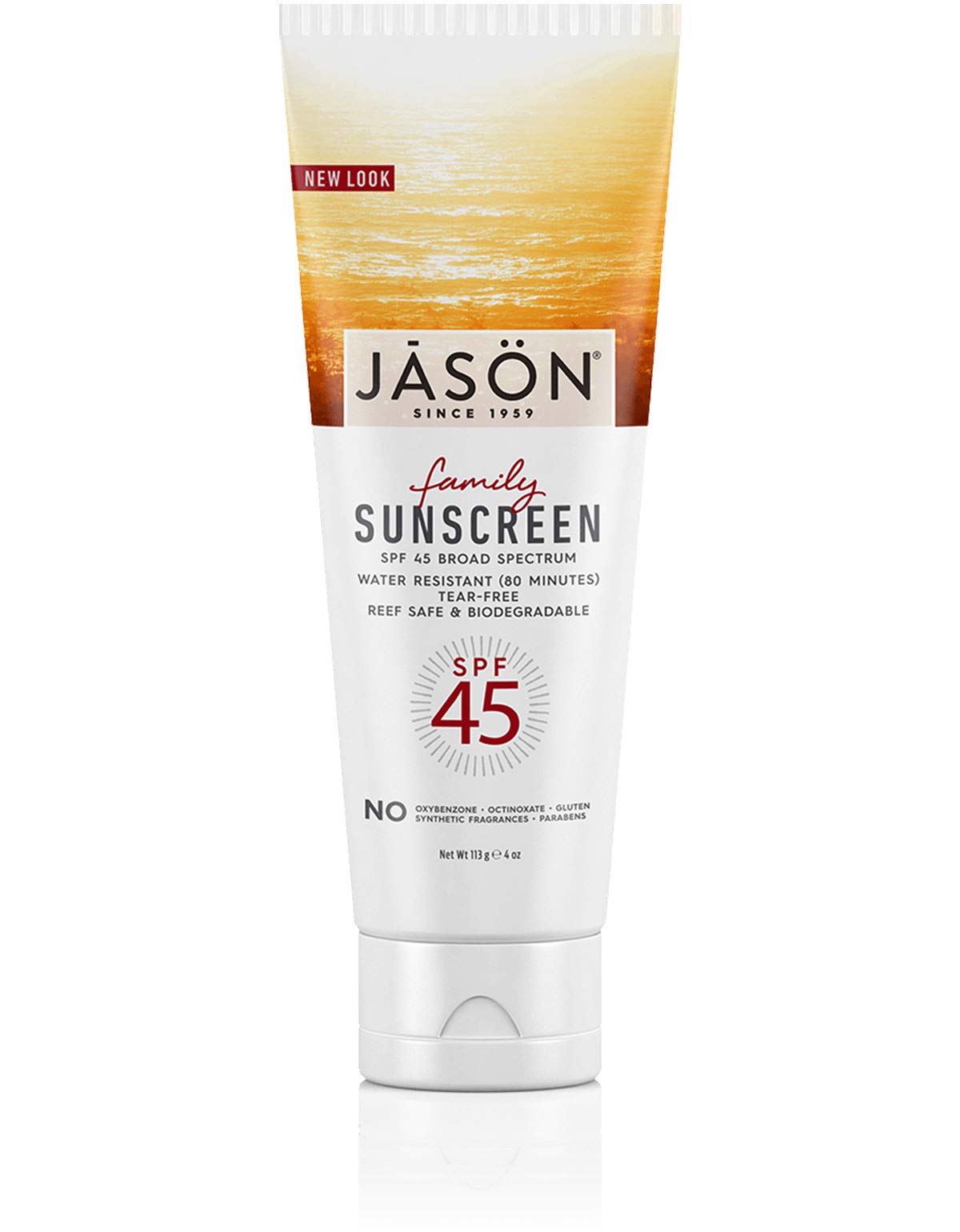 Protector Solar Jason Family Broad Spectrum Spf 45 120 Ml - Venta Internacional.