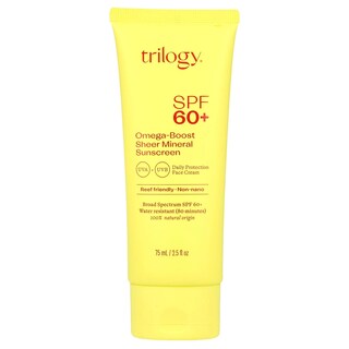 Foto 1 | Protector Solar Trilogy Omega Boost Sheer Mineral Spf 60+ 75 Ml - Venta Internacional.