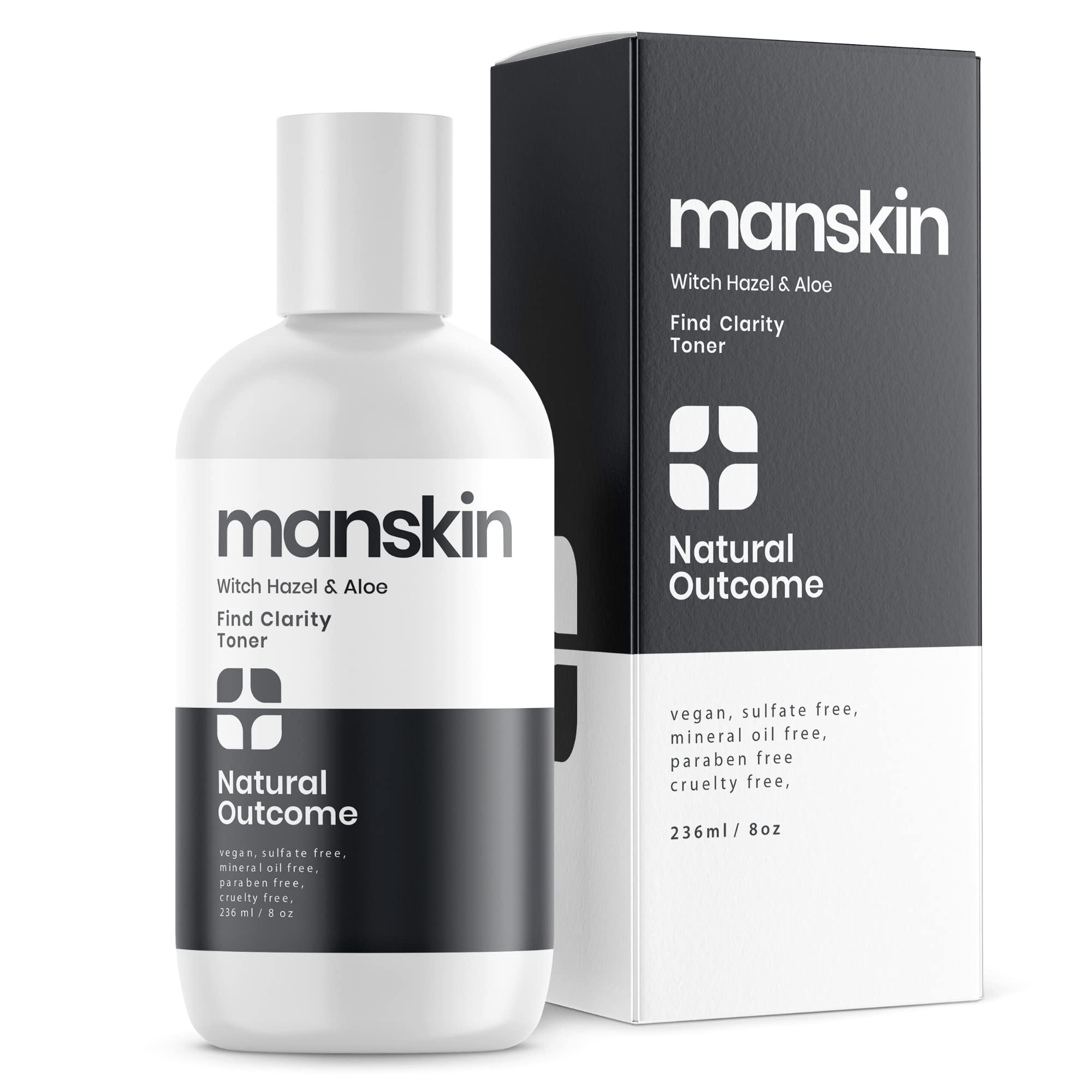 Foto 2 pulgar | Tónico Facial Natural Outcome Man Skin 240 Ml Con Hamamelis - Venta Internacional.