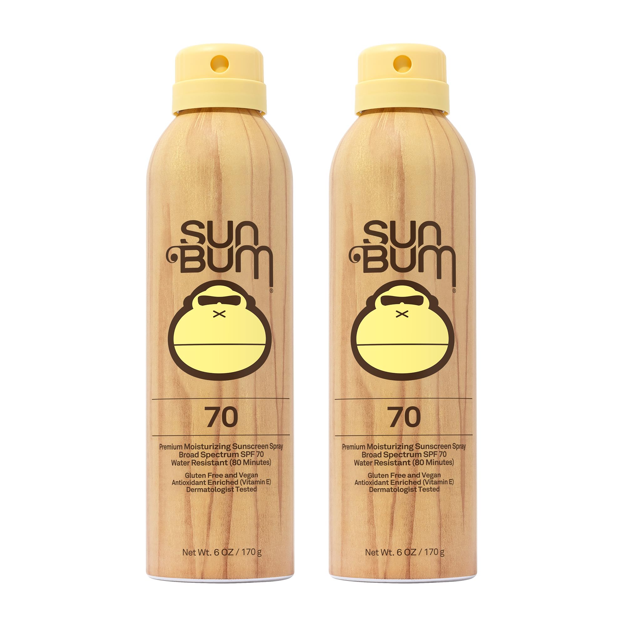Spray Corporal Con Protección Solar Sun Bum Original Spf 70  177 Ml  Paquete De 2 - Venta Internacional.