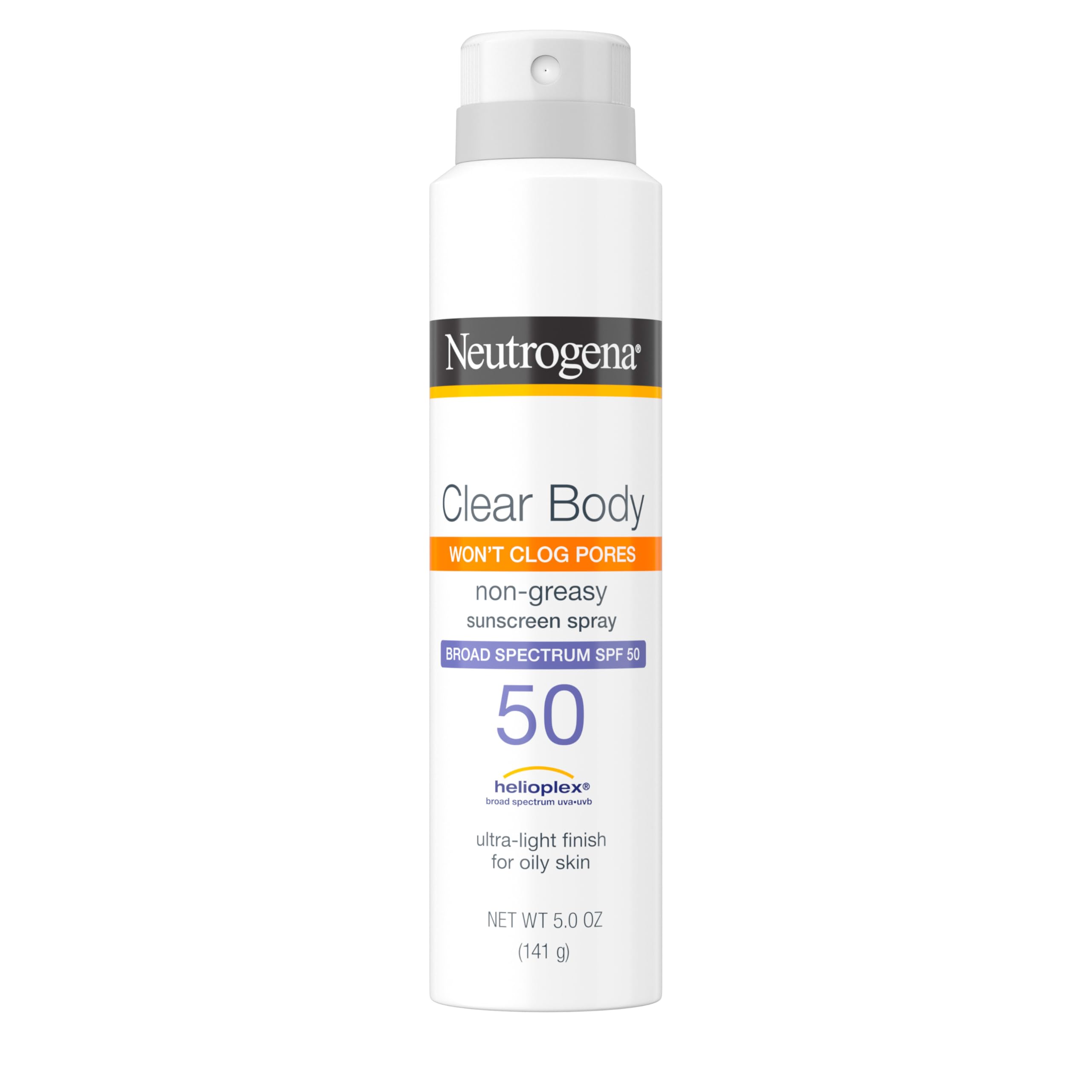 Protector Solar En Aerosol Neutrogena Clear Body Spf 50 150 Ml - Venta Internacional.