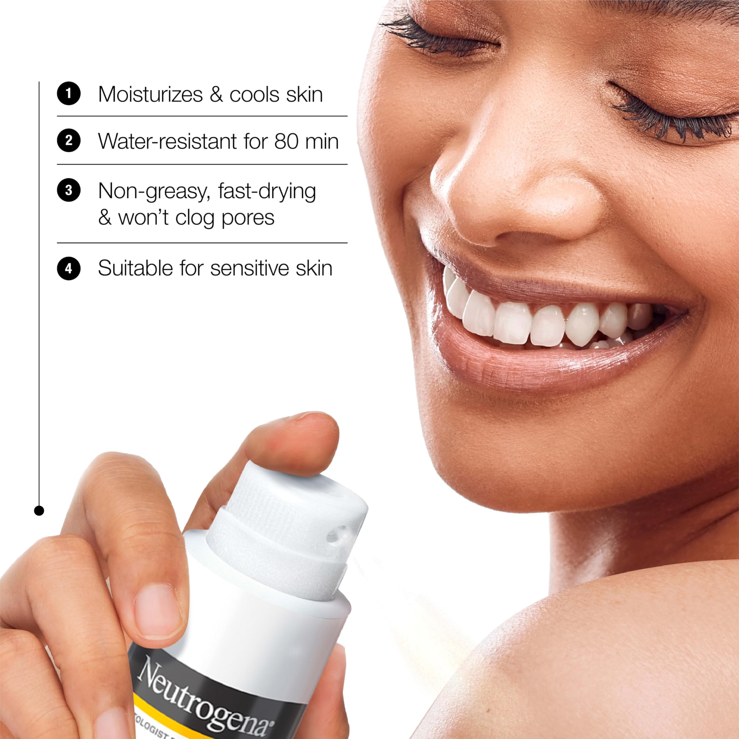 Foto 3 pulgar | Protector Solar En Aerosol Neutrogena Clear Body Spf 50 150 Ml - Venta Internacional.