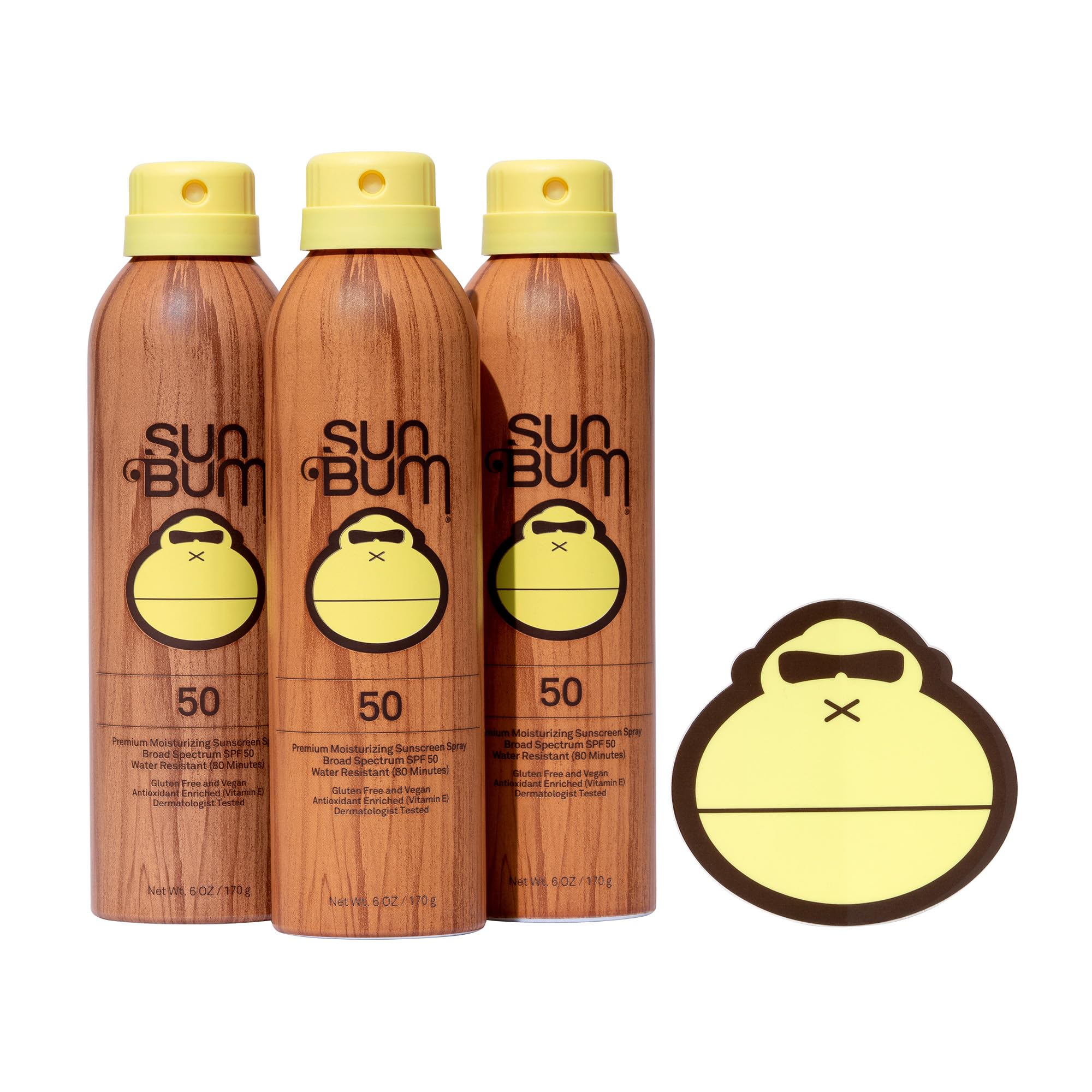 Spray De Protección Solar Sun Bum Original Spf 50  177 Ml  Paquete De 3 - Venta Internacional.