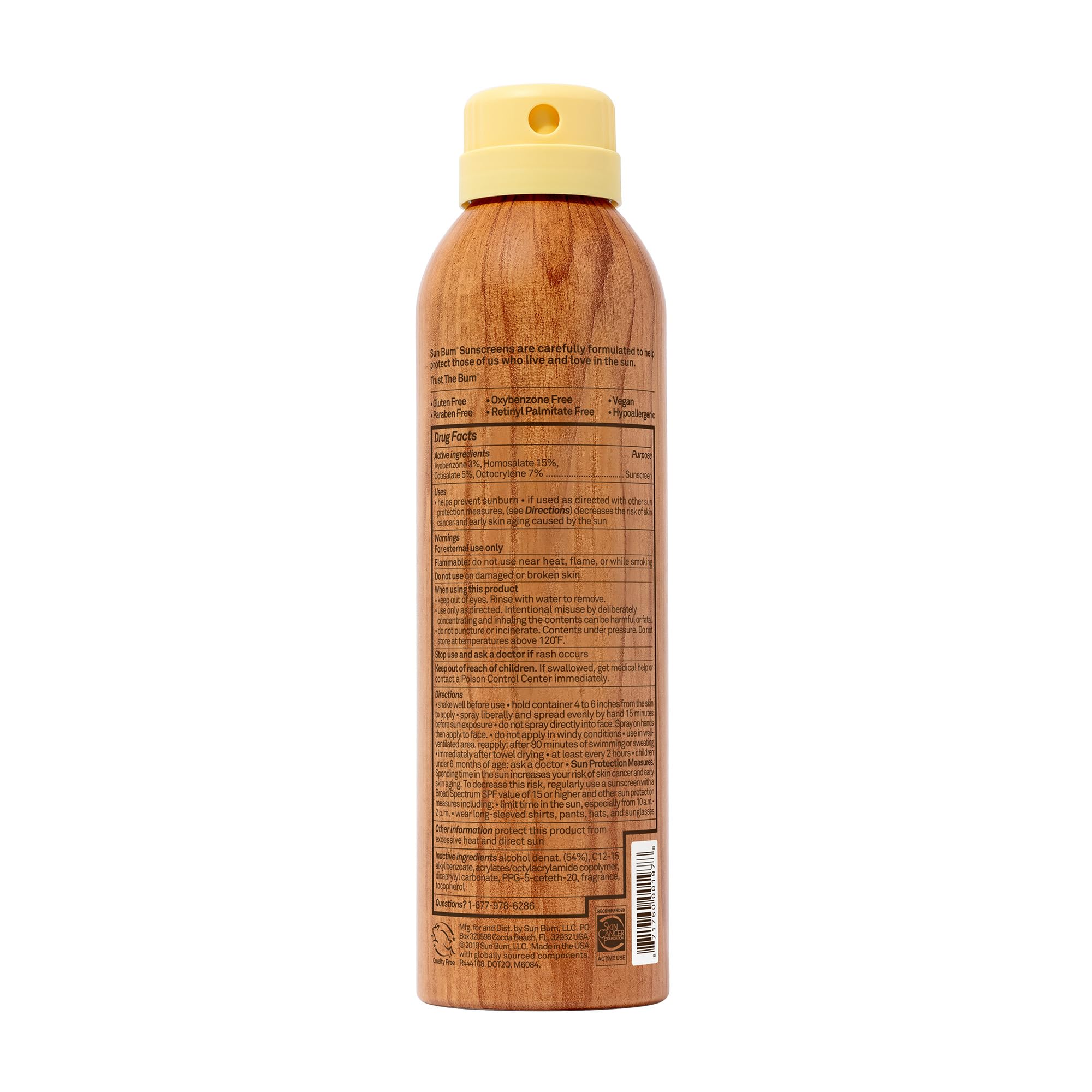 Foto 7 pulgar | Spray De Protección Solar Sun Bum Original Spf 50  177 Ml  Paquete De 3 - Venta Internacional.