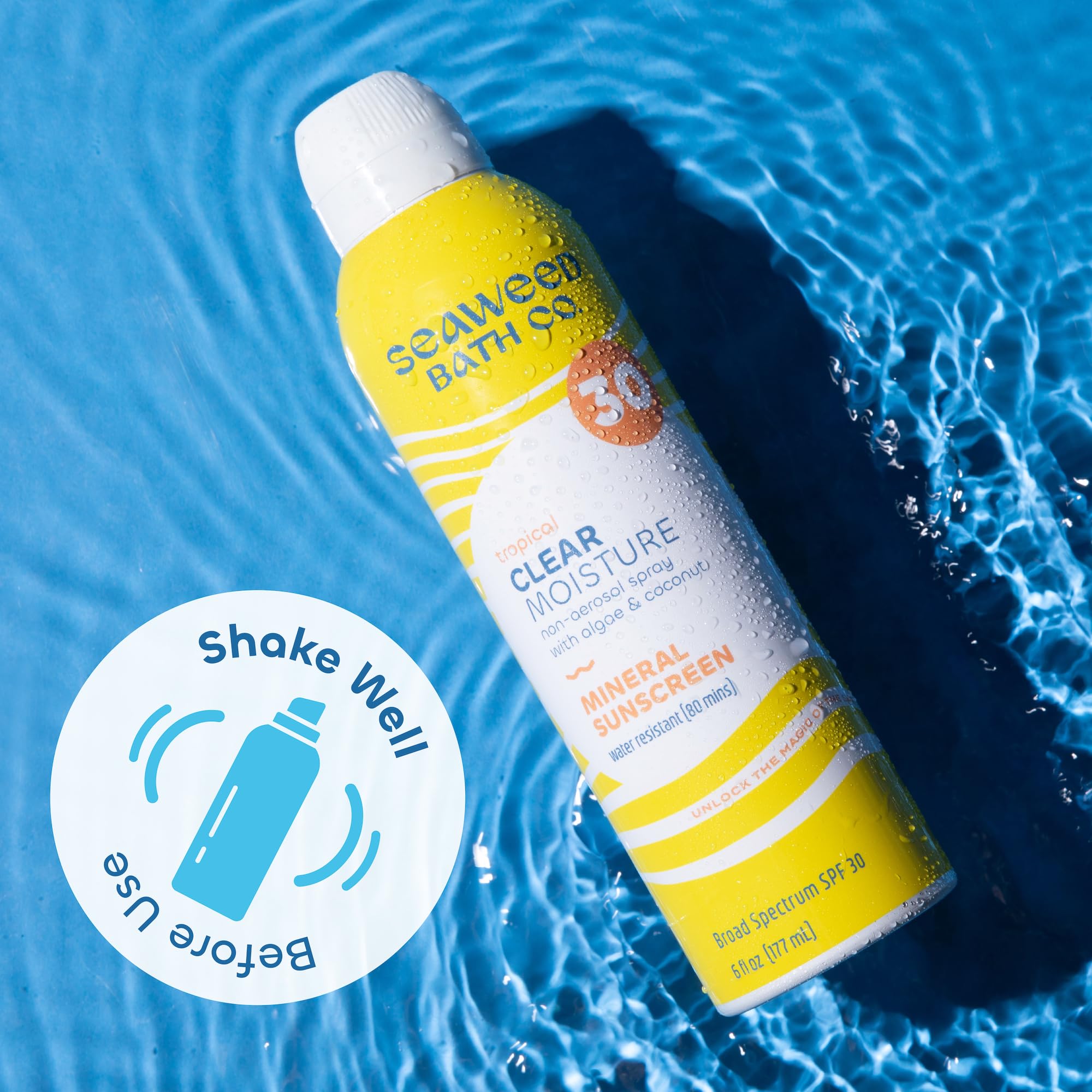 Foto 5 | Spray De Protección Solar Seaweed Bath Co. Hidratante Transparente  Spf 30  180 Ml - Venta Internacional.