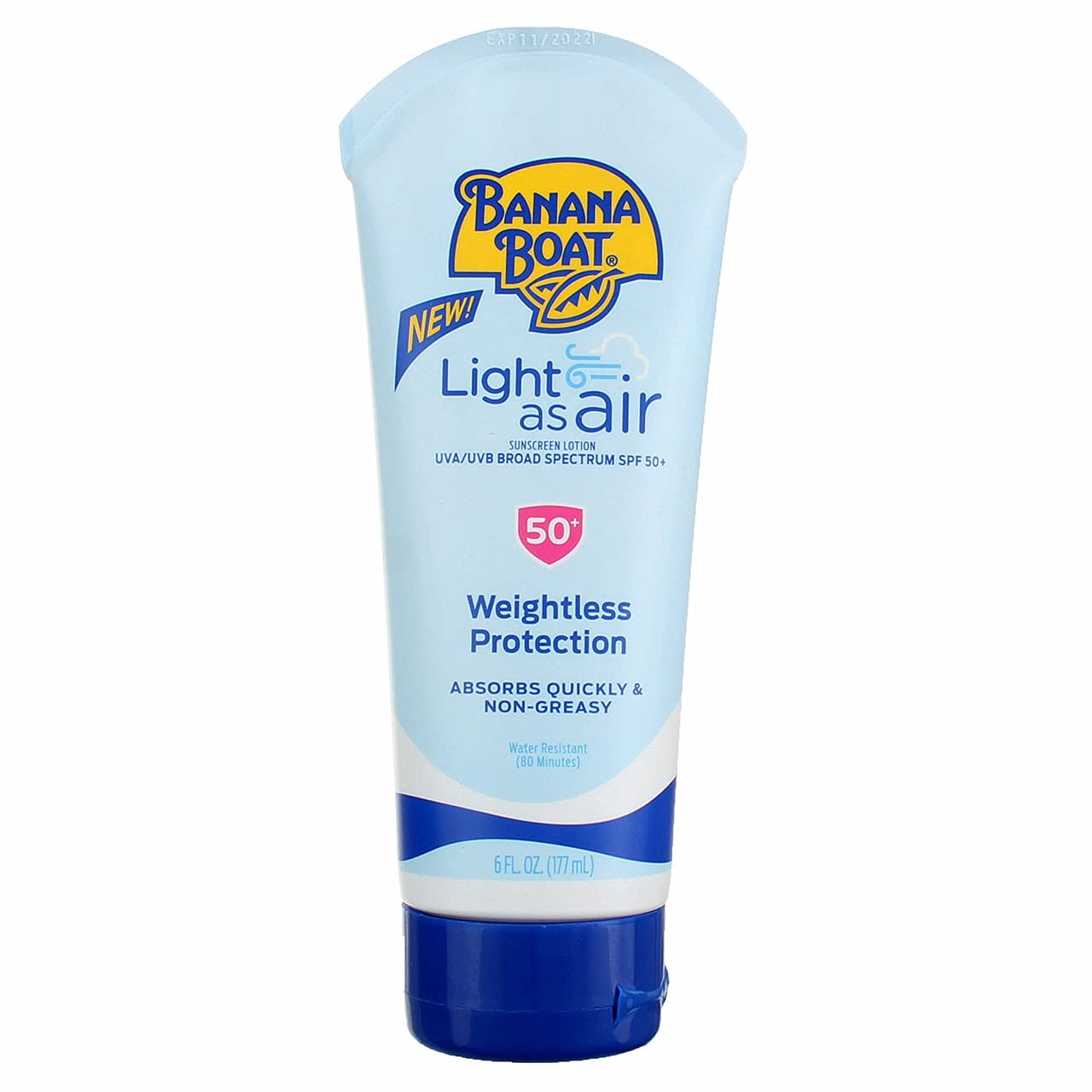 Foto 4 | Loción De Protección Solar Banana Boat Light As Air Spf 50+ 177 Ml X3 - Venta Internacional.