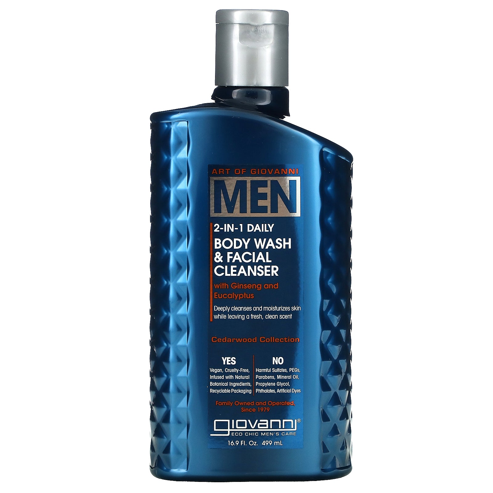Foto 2 pulgar | Gel De Baño Y Limpiador Facial Giovanni Art Of Men 2 En 1 499 Ml - Venta Internacional.