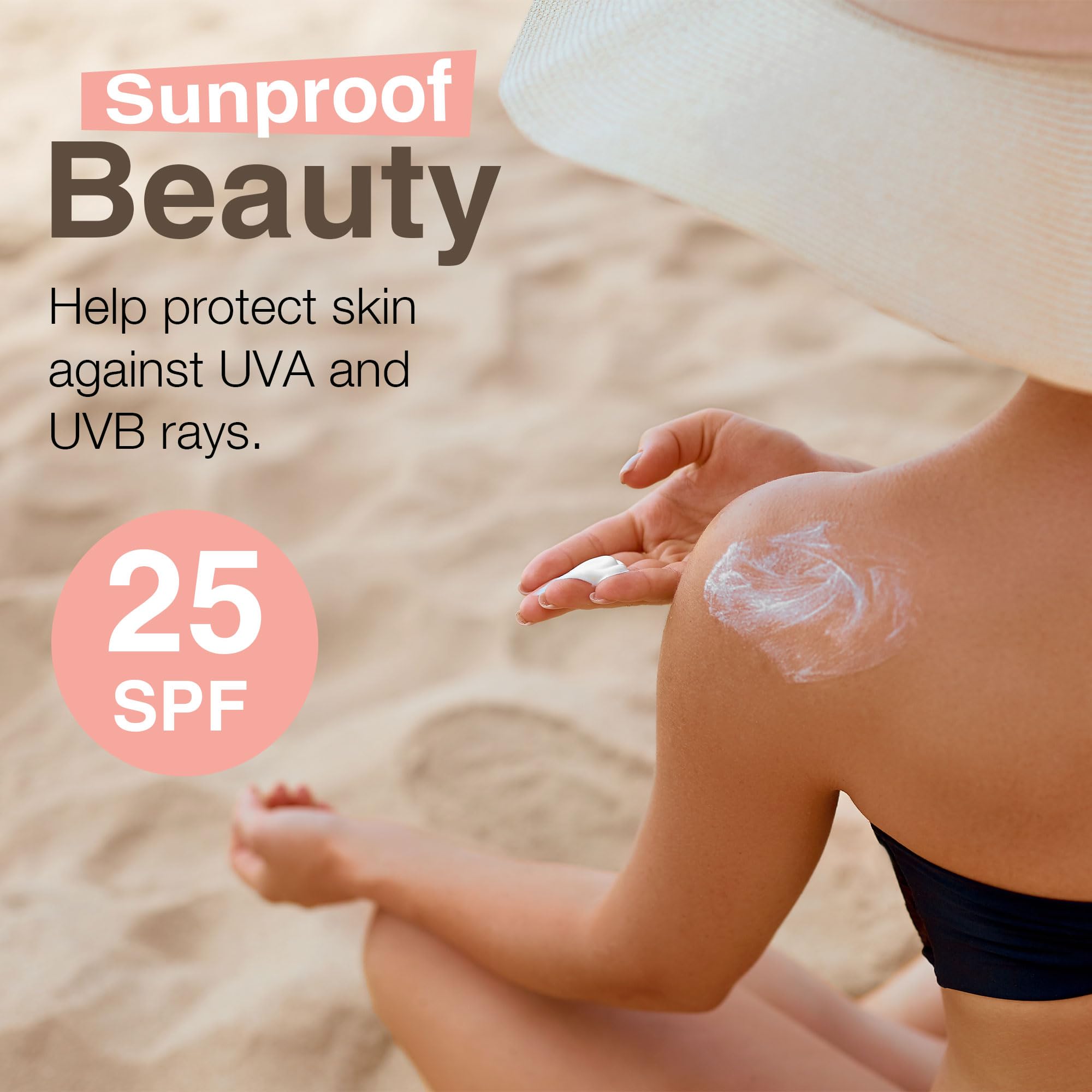 Foto 3 pulgar | Protector Solar Beauty By Earth Mineral Spf 25 80 Ml - Venta Internacional.
