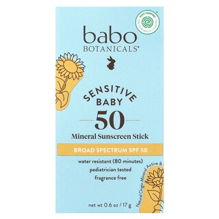 Foto 2 | Protector Solar En Barra Babo Botanicals Sensitive Baby Spf 50 17 G - Venta Internacional.