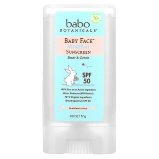 Foto 4 | Protector Solar En Barra Babo Botanicals Sensitive Baby Spf 50 17 G - Venta Internacional.