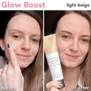 Foto 3 | Protector Solar Con Color Beauty By Earth Spf 20 Para Rostro (beige Claro) - Venta Internacional.