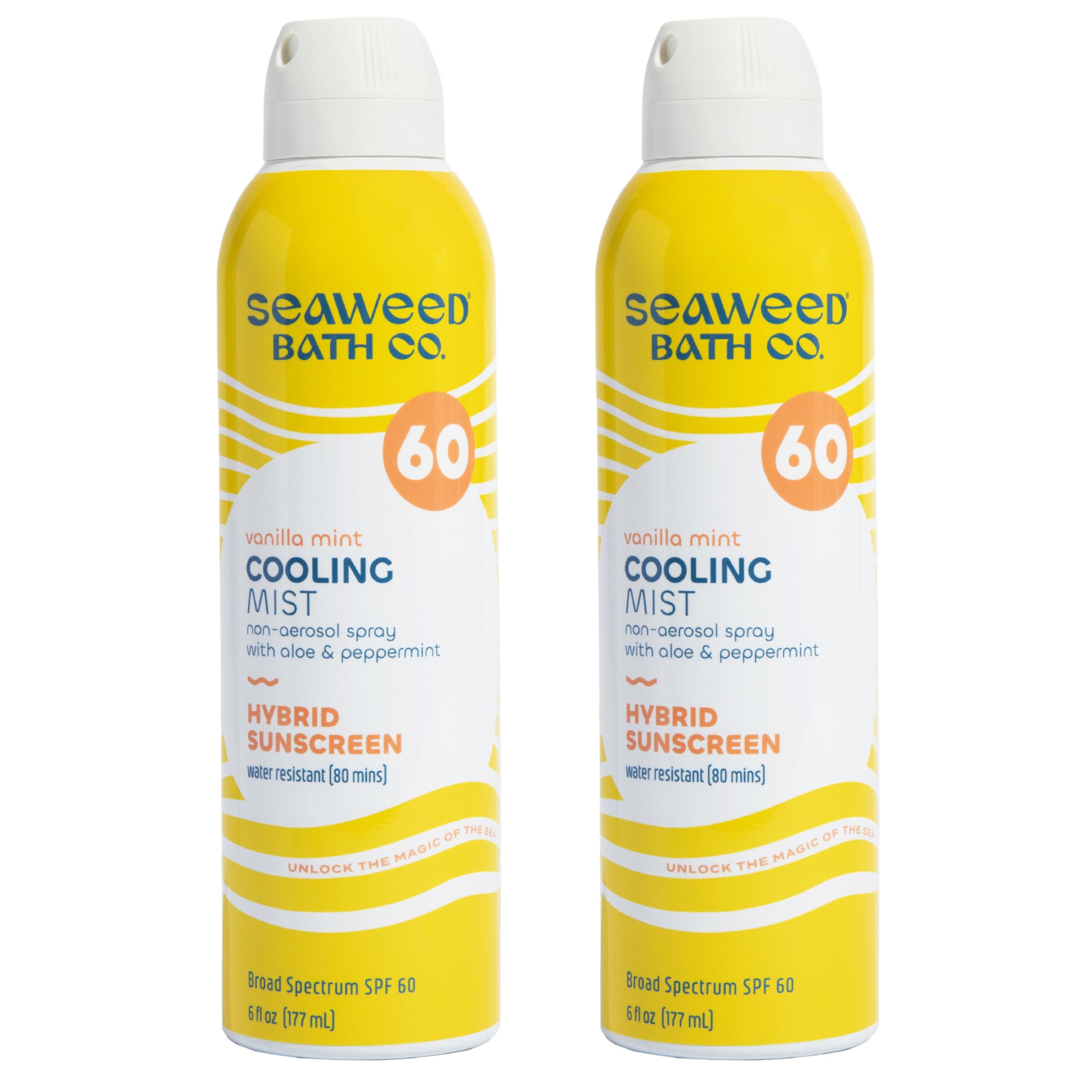 Foto 2 pulgar | Spray De Protección Solar Seaweed Bath Co. Bruma Refrescante Spf 60 180 Ml - Venta Internacional.