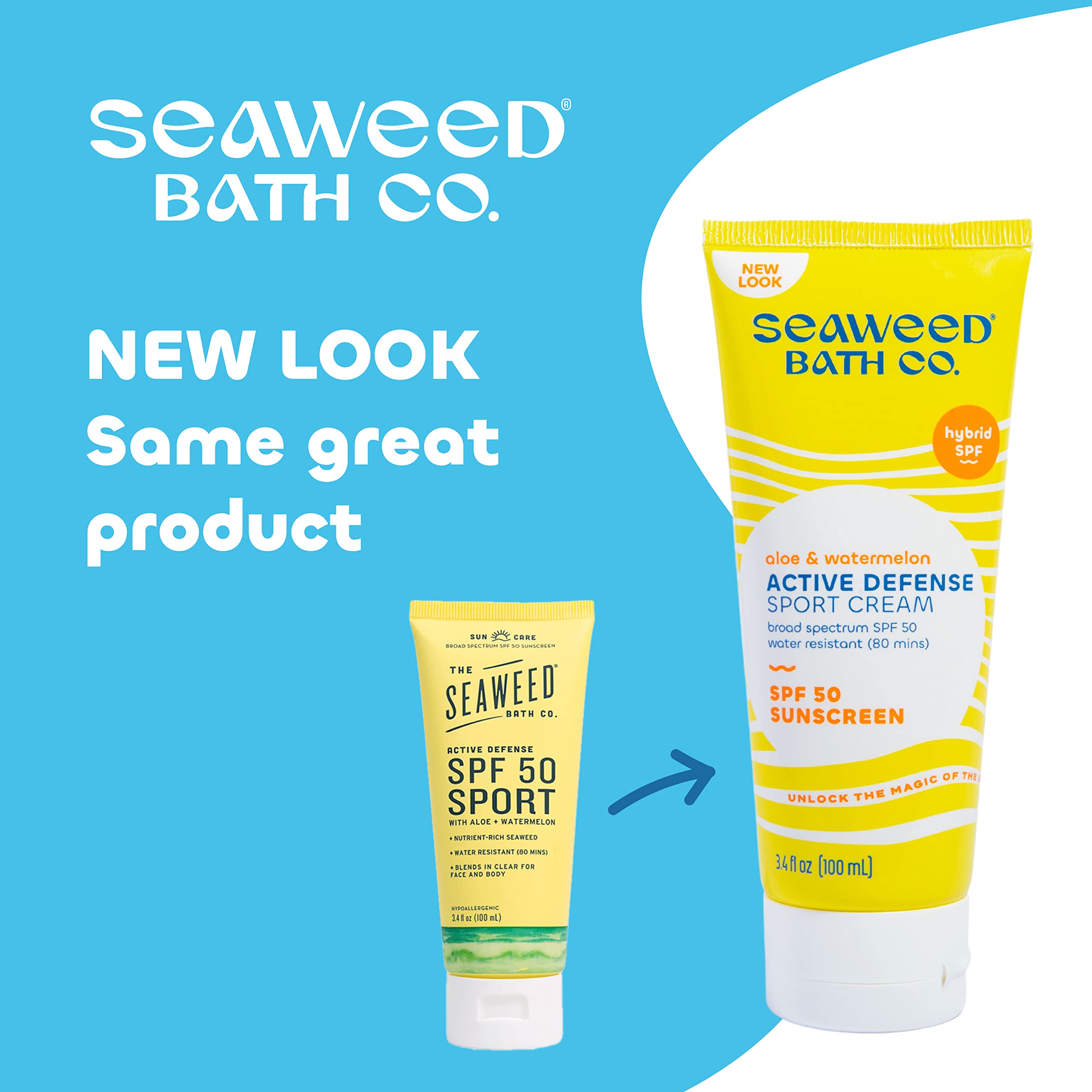 Foto 3 pulgar | Protector Solar Seaweed Bath Co. Active Defense Spf 50  100 Ml - Venta Internacional.