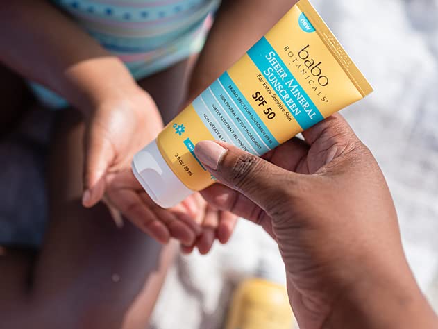 Foto 6 | Loción De Protección Solar Babo Botanicals Sheer Mineral Spf 50 118 Ml - Venta Internacional.