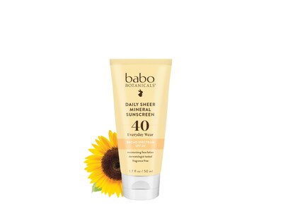 Foto 1 | Loción De Protección Solar Babo Botanicals Daily Sheer Mineral Spf40 - Venta Internacional.