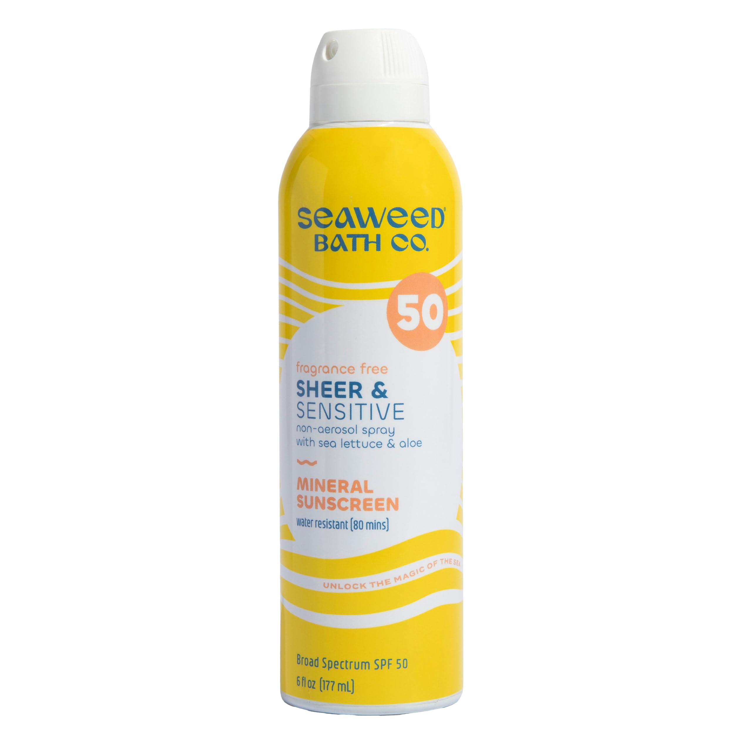 Foto 2 pulgar | Spray De Protección Solar Seaweed Bath Co. Sheer Mineral Spf 50  180 Ml - Venta Internacional.
