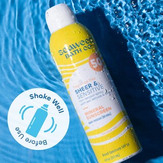 Foto 5 | Spray De Protección Solar Seaweed Bath Co. Sheer Mineral Spf 50 180 Ml - Venta Internacional.