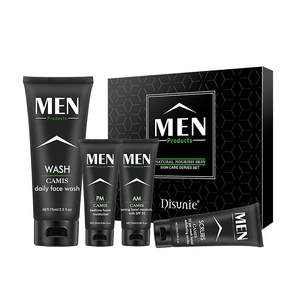 Set Hidratante Facial Para Hombre Huoguo Refreshing & Greasy - Venta Internacional.