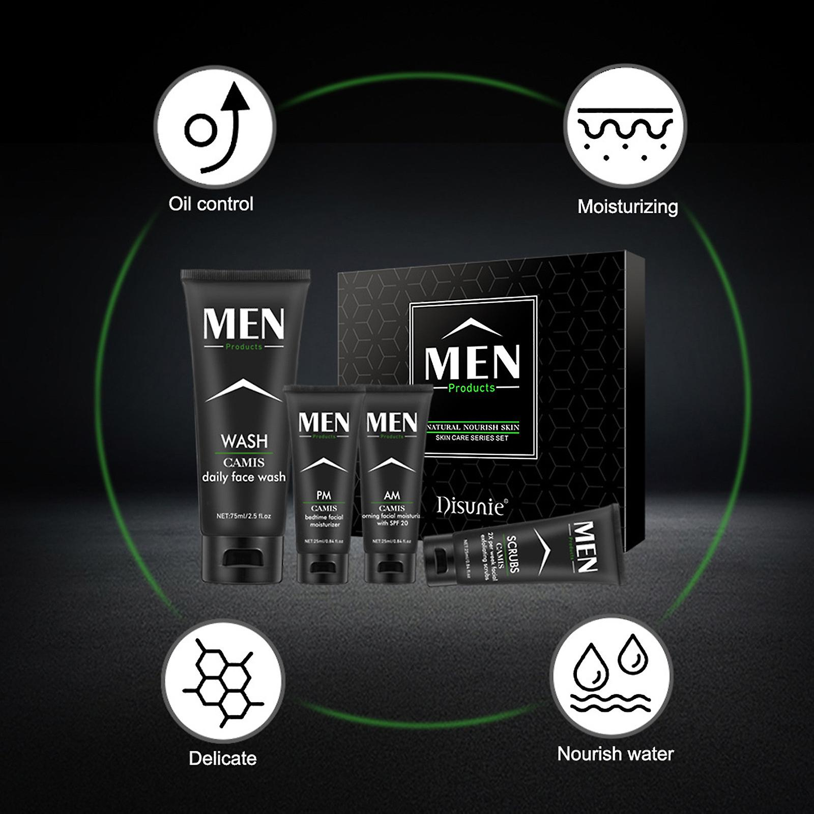 Foto 6 pulgar | Set Hidratante Facial Para Hombre Huoguo Refreshing & Greasy - Venta Internacional.