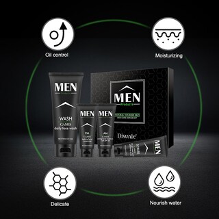 Foto 5 | Set Hidratante Facial Para Hombre Huoguo Refreshing & Greasy - Venta Internacional.