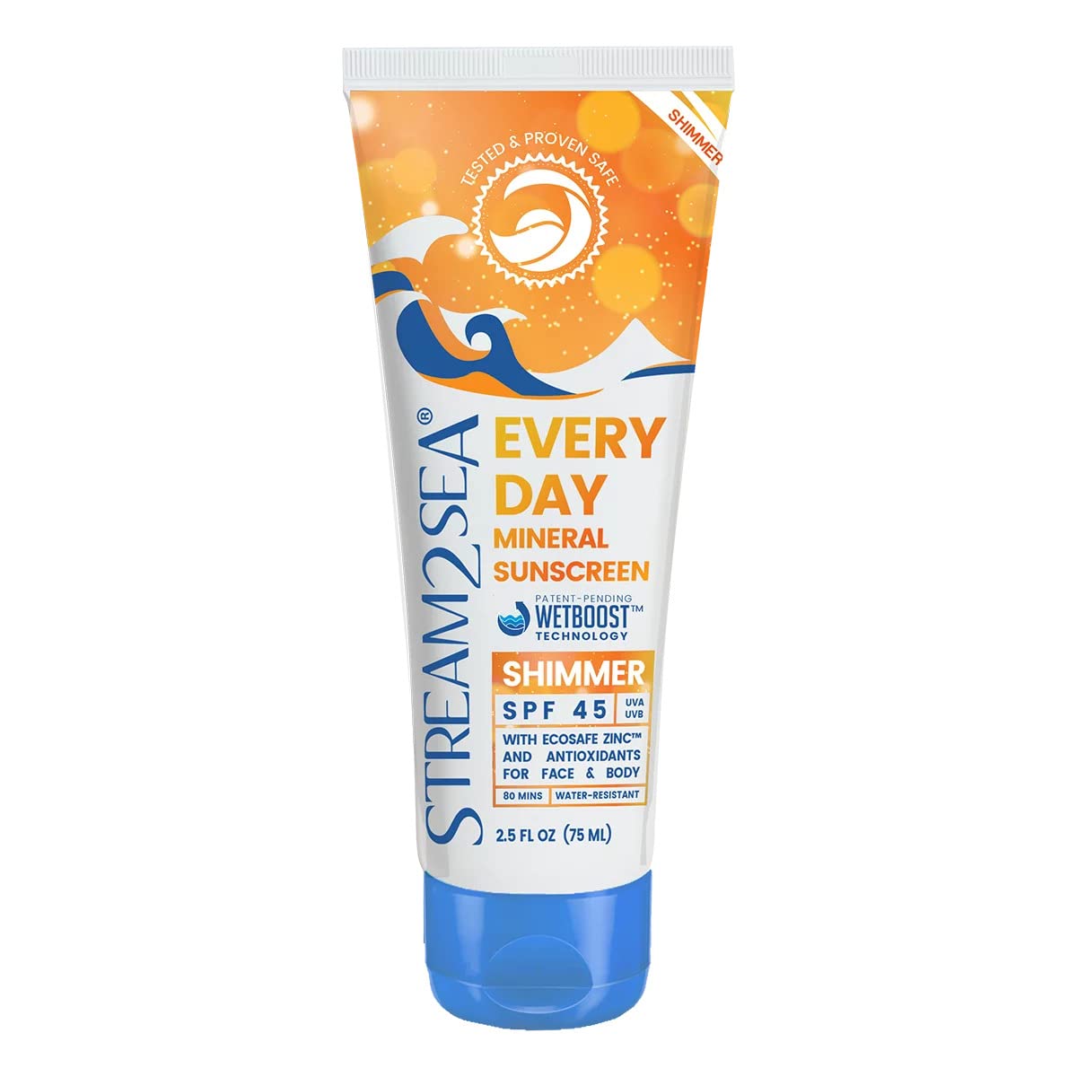 Protector Solar Stream 2 Sea Spf 45 Every Day Shimmer 75 Ml - Venta Internacional.