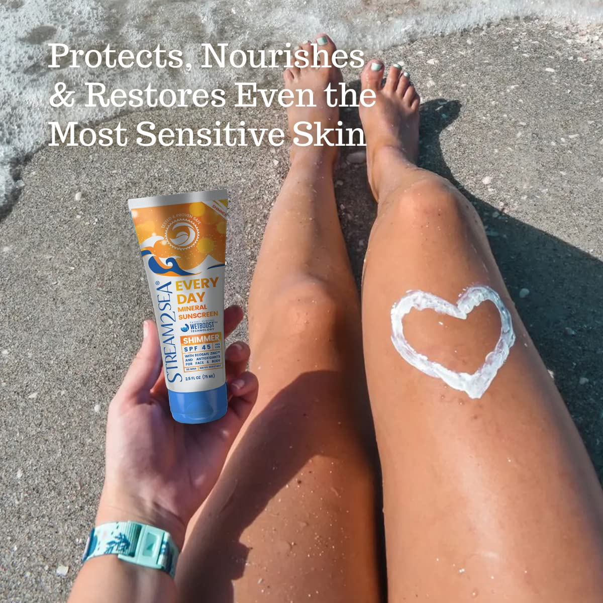 Foto 6 pulgar | Protector Solar Stream 2 Sea Spf 45 Every Day Shimmer 75 Ml - Venta Internacional.