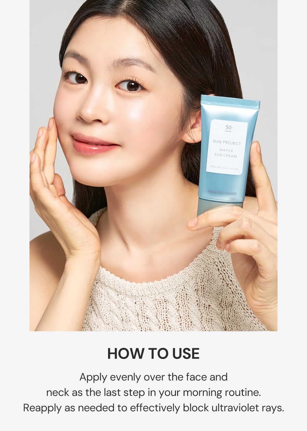 Foto 7 | Crema Solar Thankyou Farmer Sun Project Water 50 Ml Spf50+ Pa+++ - Venta Internacional.
