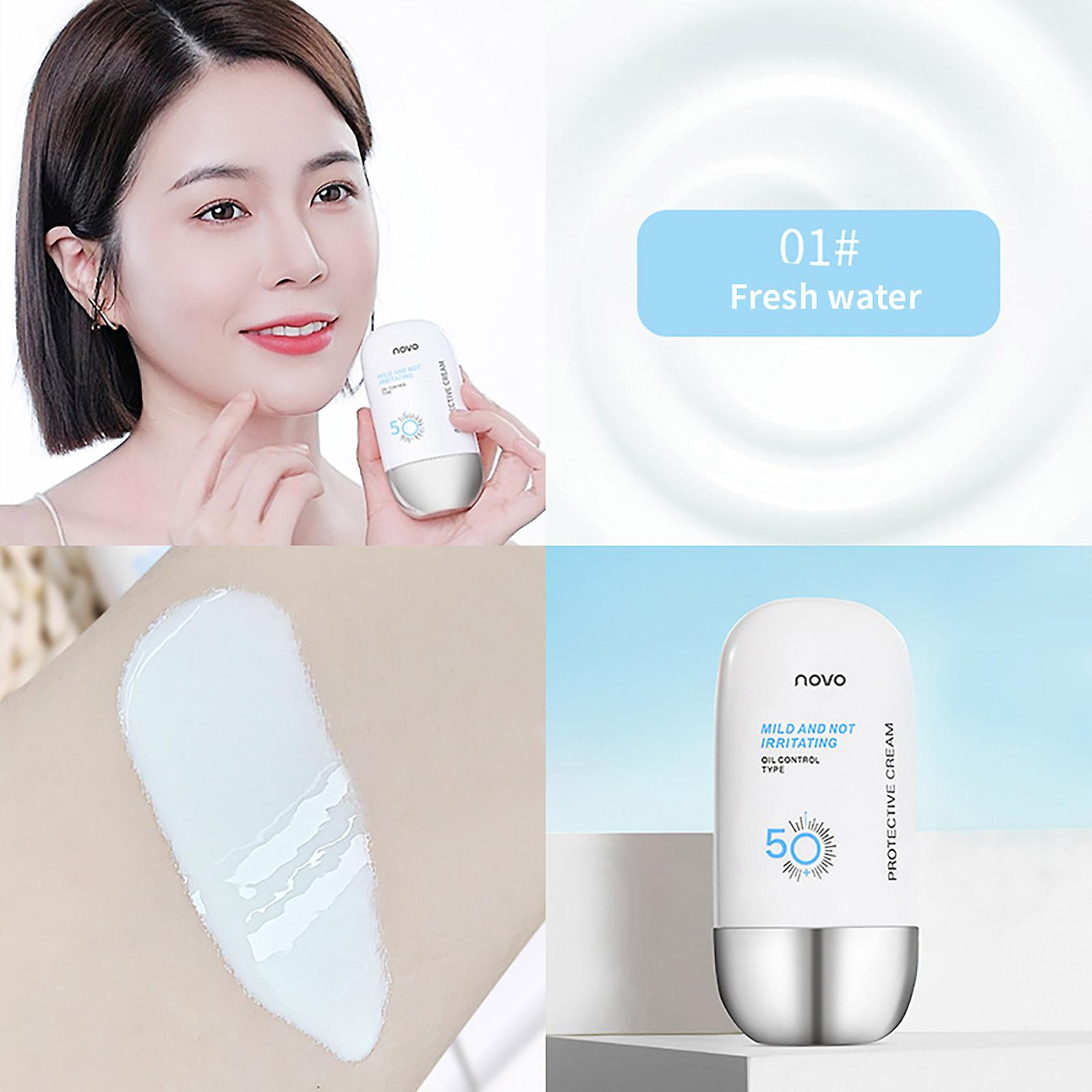 Foto 2 | Protector Solar Huoguo Anti-ultravioleta Anti-sudor Facial 50 Ml - Venta Internacional.