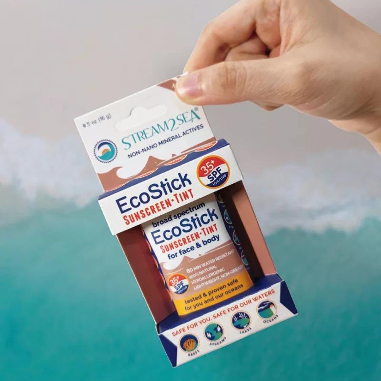 Foto 2 | Protector Solar En Barra Stream2sea Ecostick Spf 35 15 Ml - Venta Internacional.
