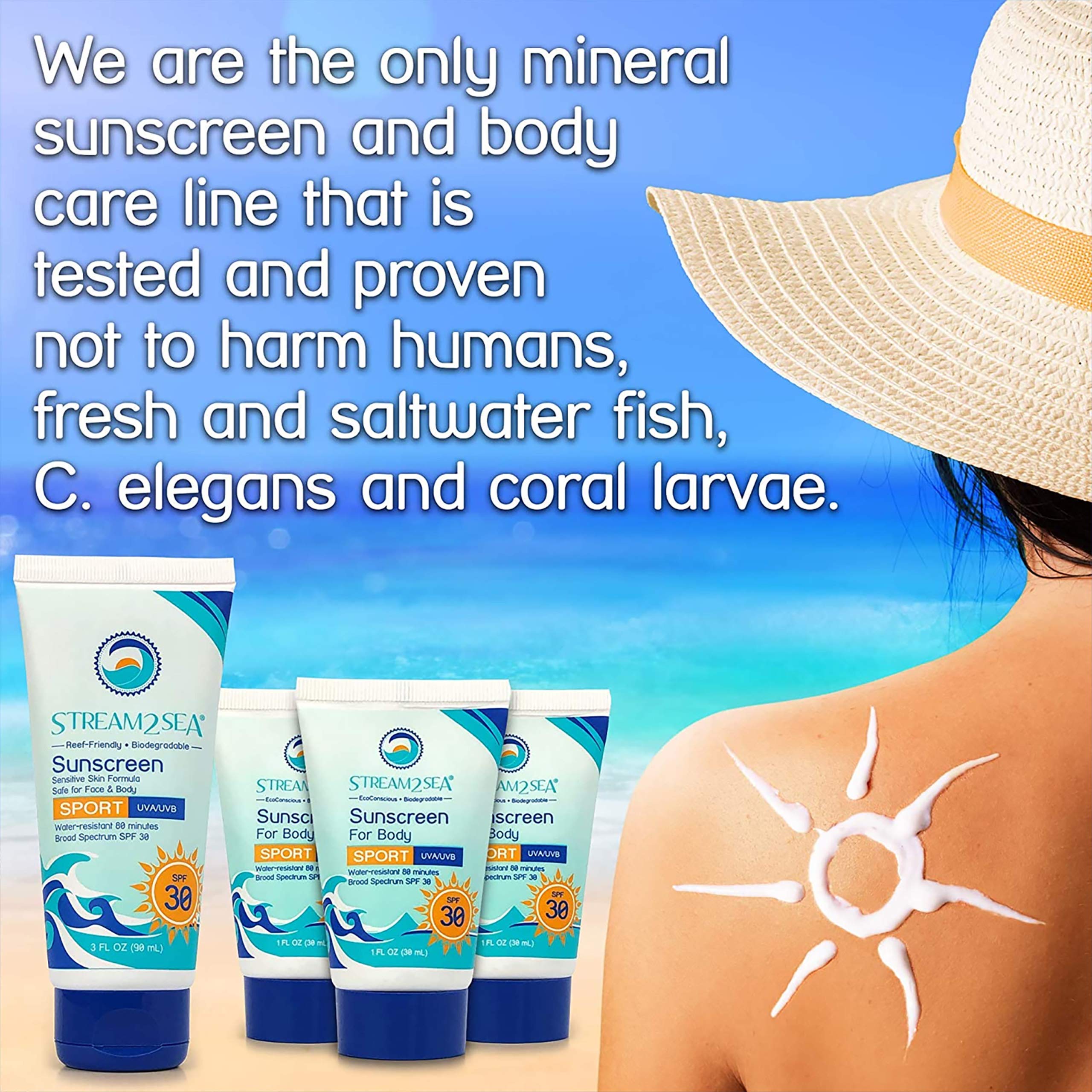 Foto 7 pulgar | Protector Solar Stream 2 Sea Spf 30 Mineral 90 Ml Biodegradable - Venta Internacional.