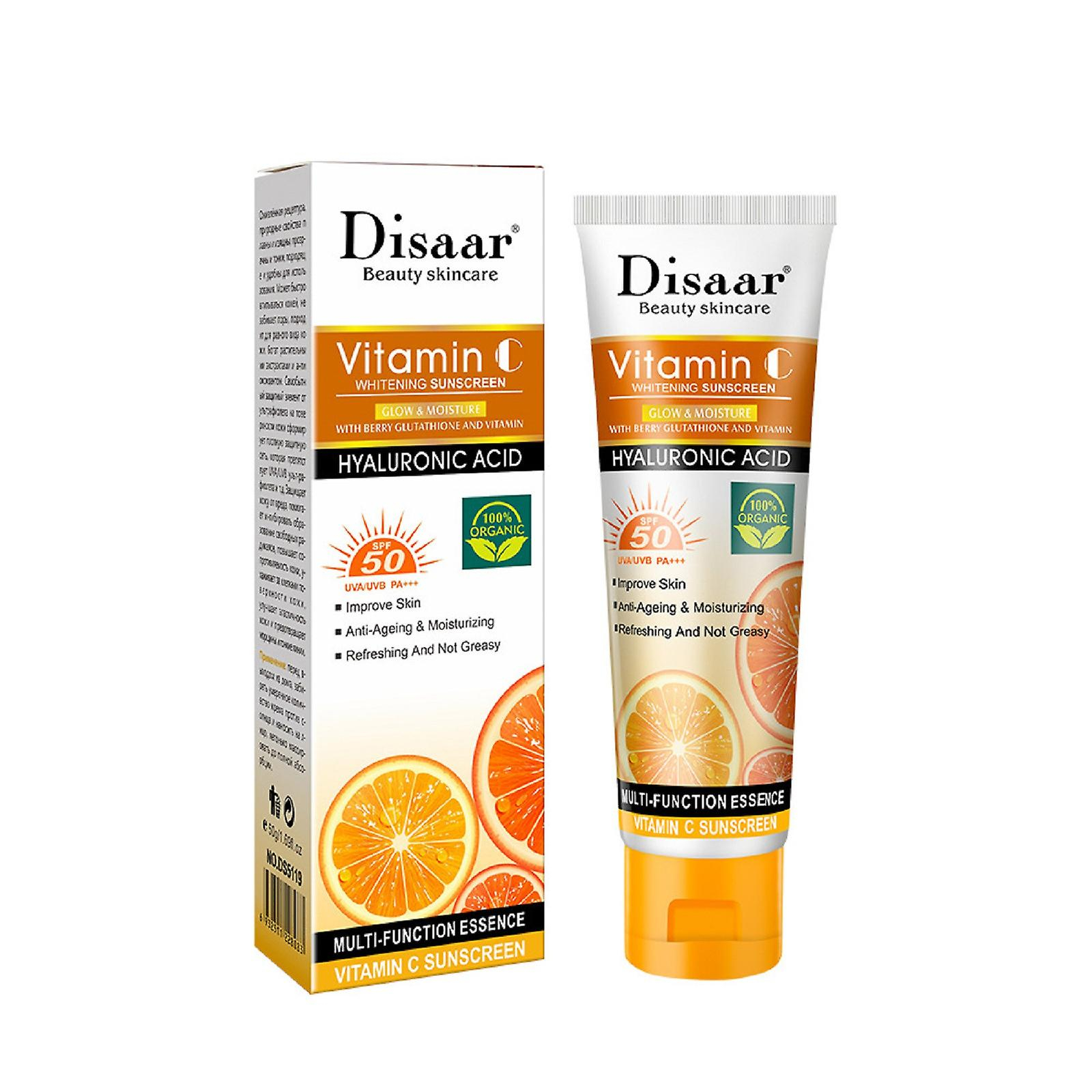Crema Solar Antitranspirante Huoguo Spf50+  50 Ml  Blanqueadora Y Antitranspirante - Venta Internacional.